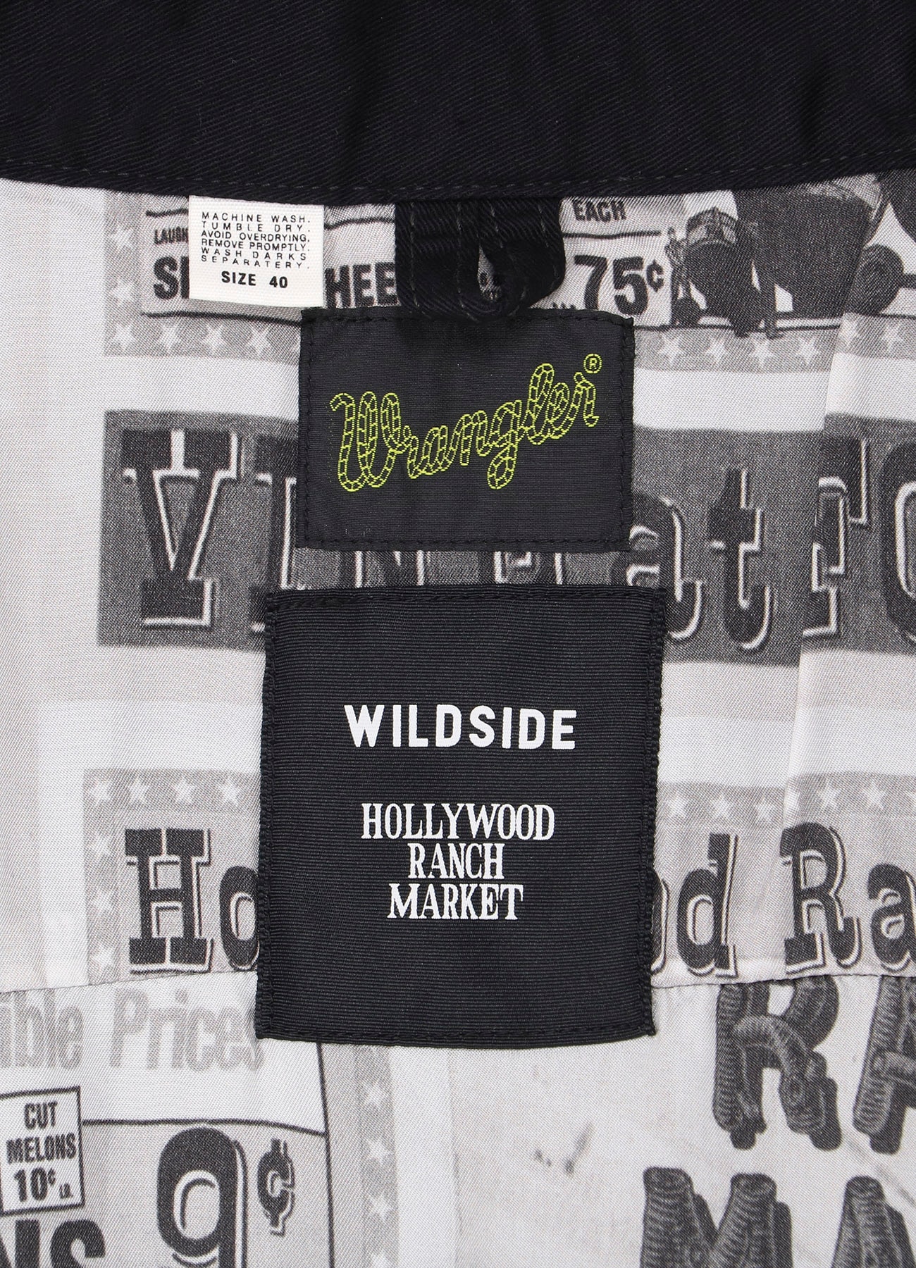 WILDSIDE × Wrangler × HOLLYWOOD RANCH MARKET 24MJZ JACKET_17