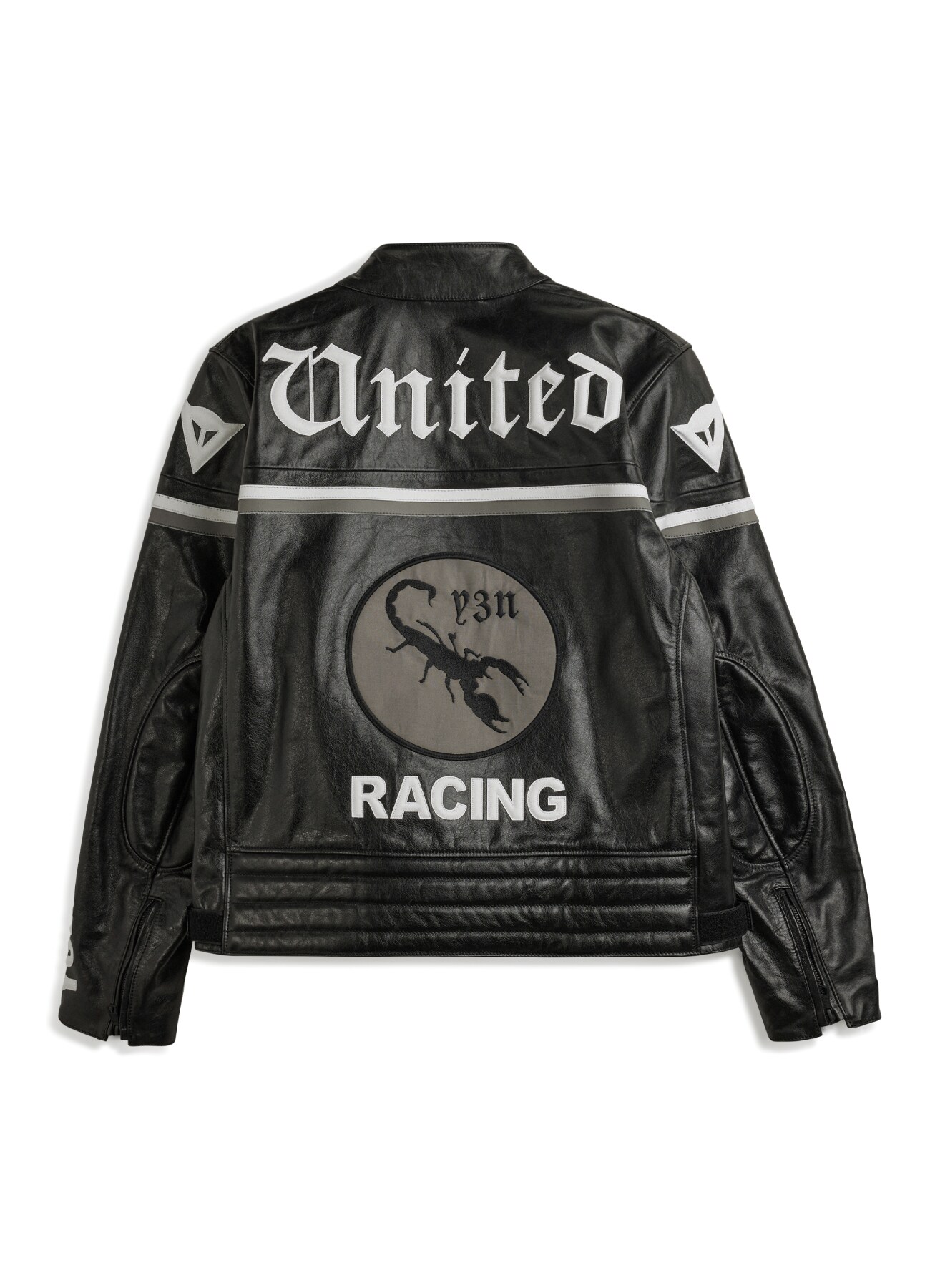 Y-3 NBHD LEATHER RACER JACKET_2