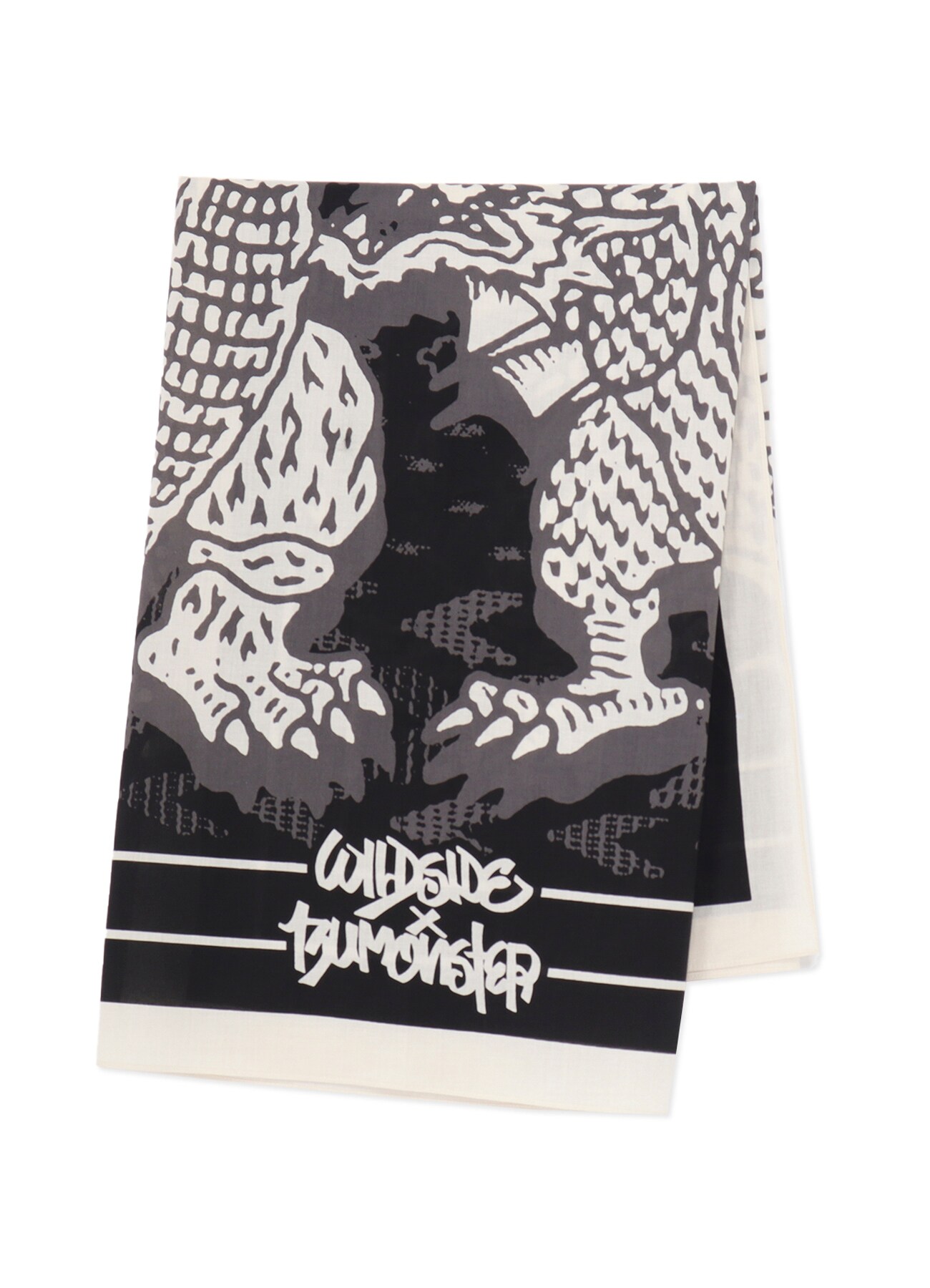 WILDSIDE YOHJI YAMAMOTO x IZUMONSTER 国内買付 Large Scarf WILDSIDE YOHJI YAMAMOTO × IZUMONSTERCollaboration Collection