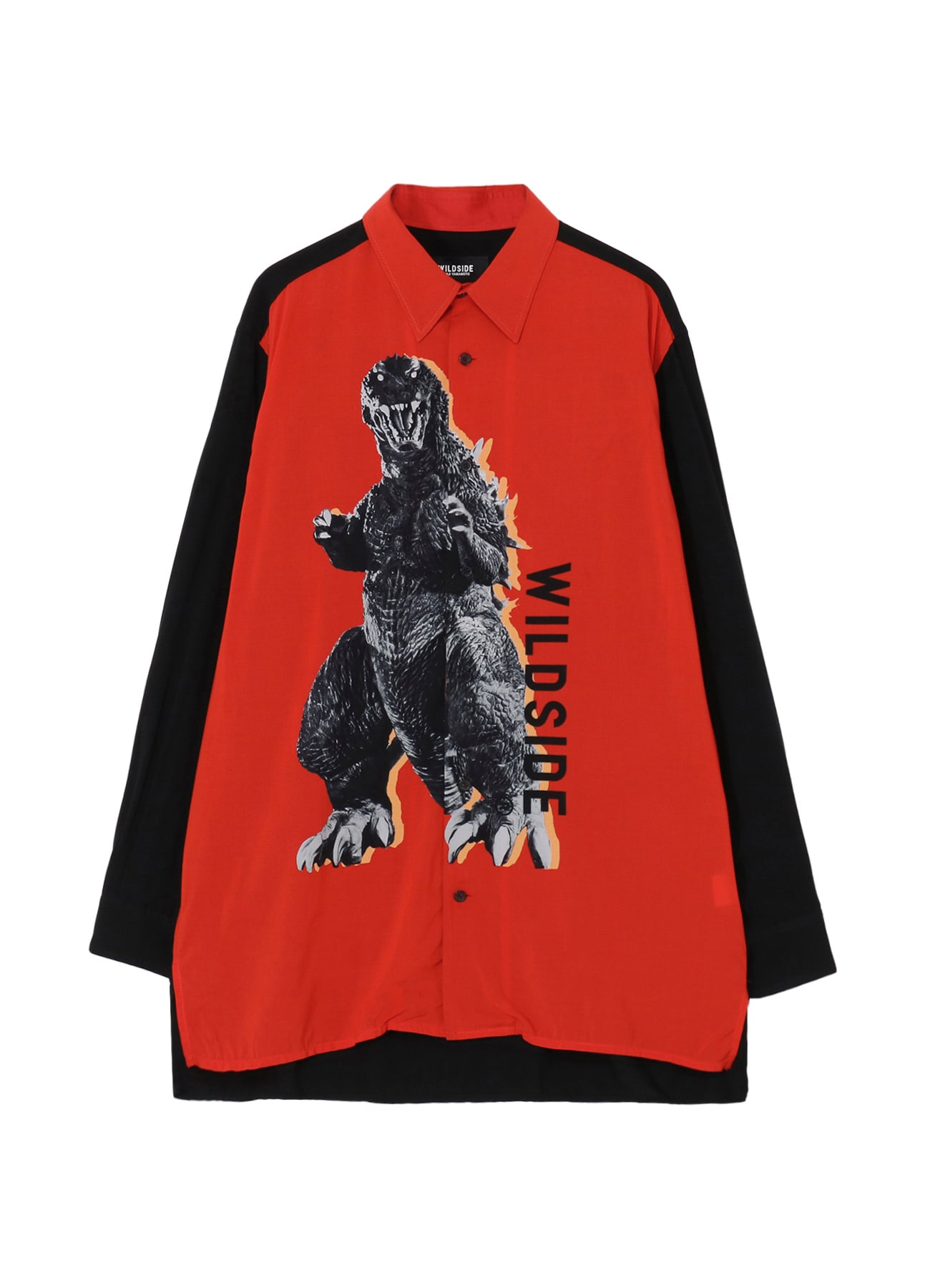 【6/11~ 阪急メンズ東京先行発売  6/18~ 一般発売】WILDSIDE × IZUMONSTER Graphic Rayon Shirt (Godzilla)