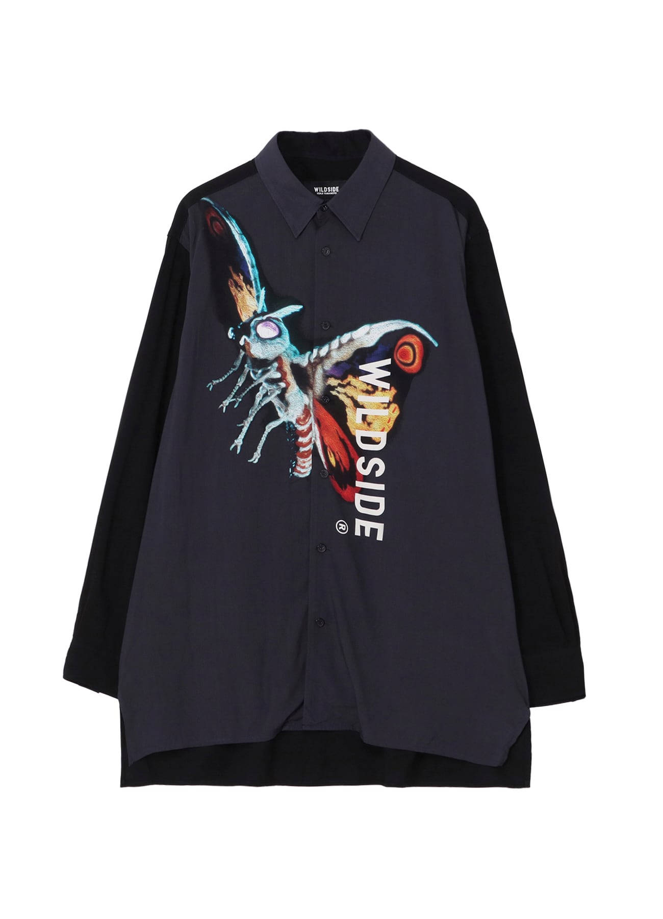 【6/11~ 阪急メンズ東京先行発売  6/18~ 一般発売】WILDSIDE × IZUMONSTER Graphic Rayon Shirt (Mothra)
