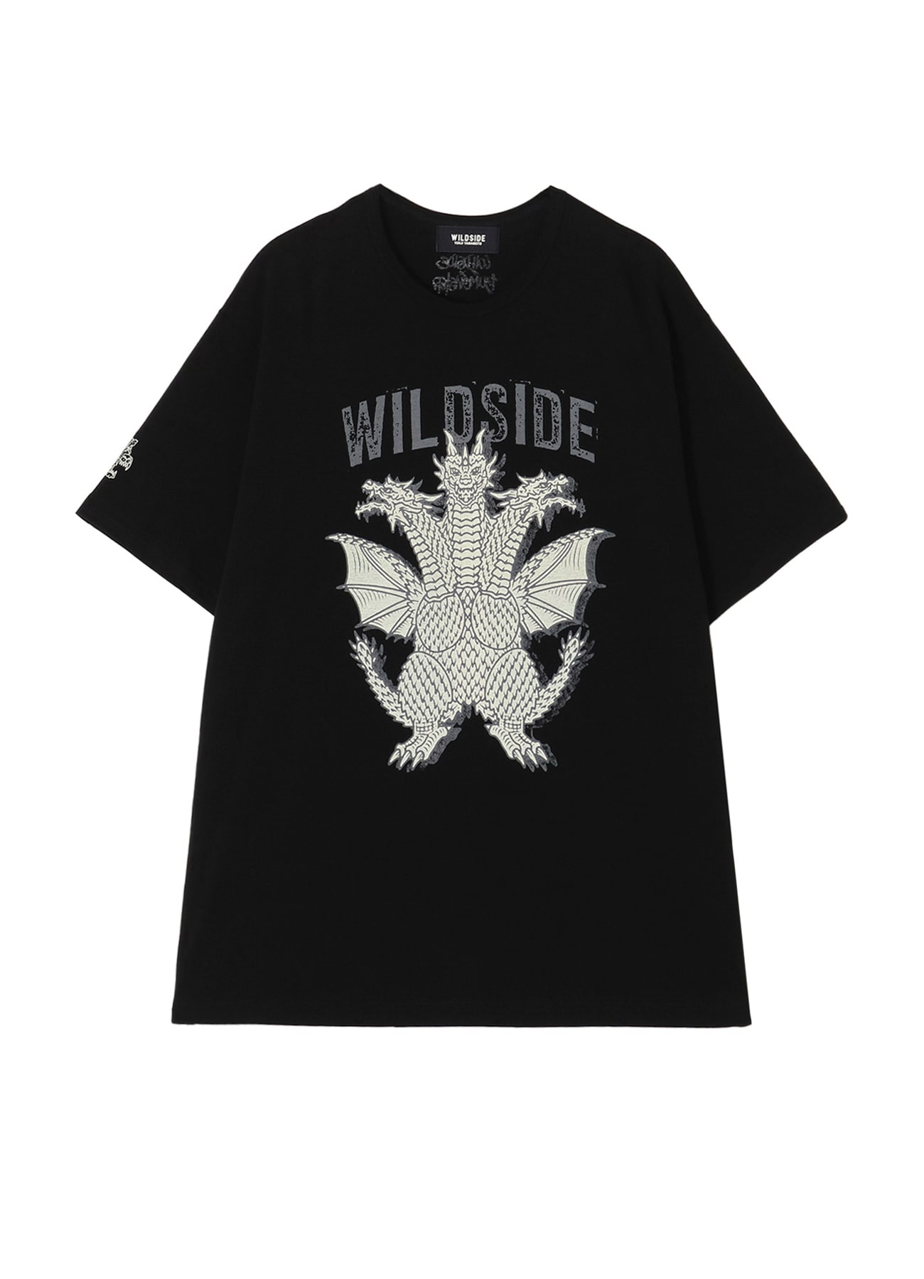 【6/11~ 阪急メンズ東京先行発売  6/18~ 一般発売】WILDSIDE × IZUMONSTER Oversized T-Shirt (King Ghidorah)
