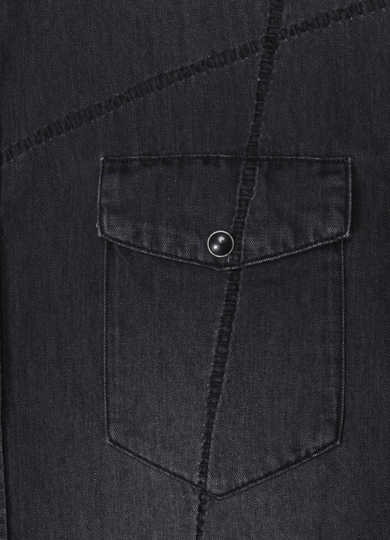 WILDSIDE × MINEDENIM Frankenstein Loose Denim Western Shirts_7