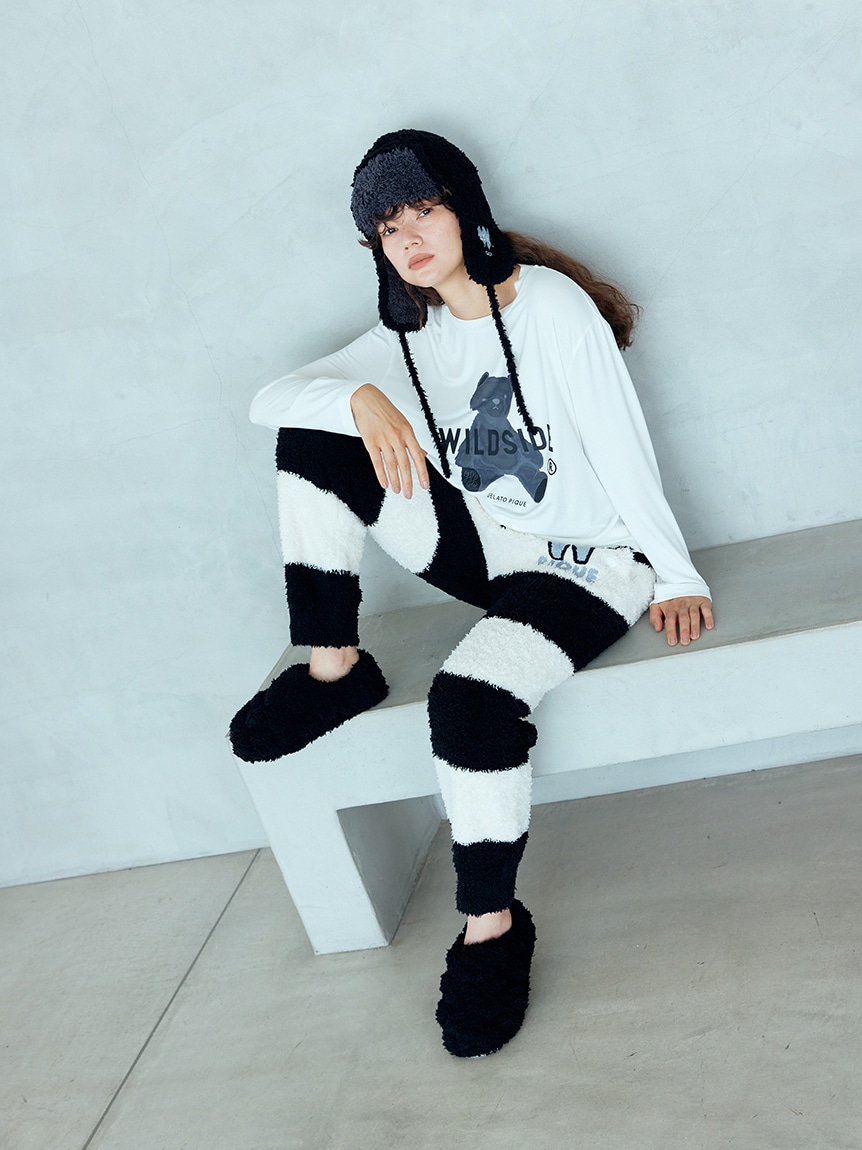WILDSIDE × GELATO PIQUE Knit Cap WILDSIDE × GELATO PIQUE Knit Cap(S-Mサイズ相当 Black