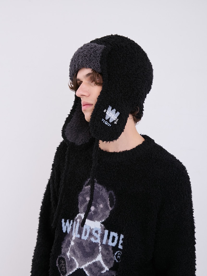 YOHJI YAMAMOTO ジェラートニットキャップ WILDSIDE × GELATO PIQUE Knit Cap(S-Mサイズ相当 Black