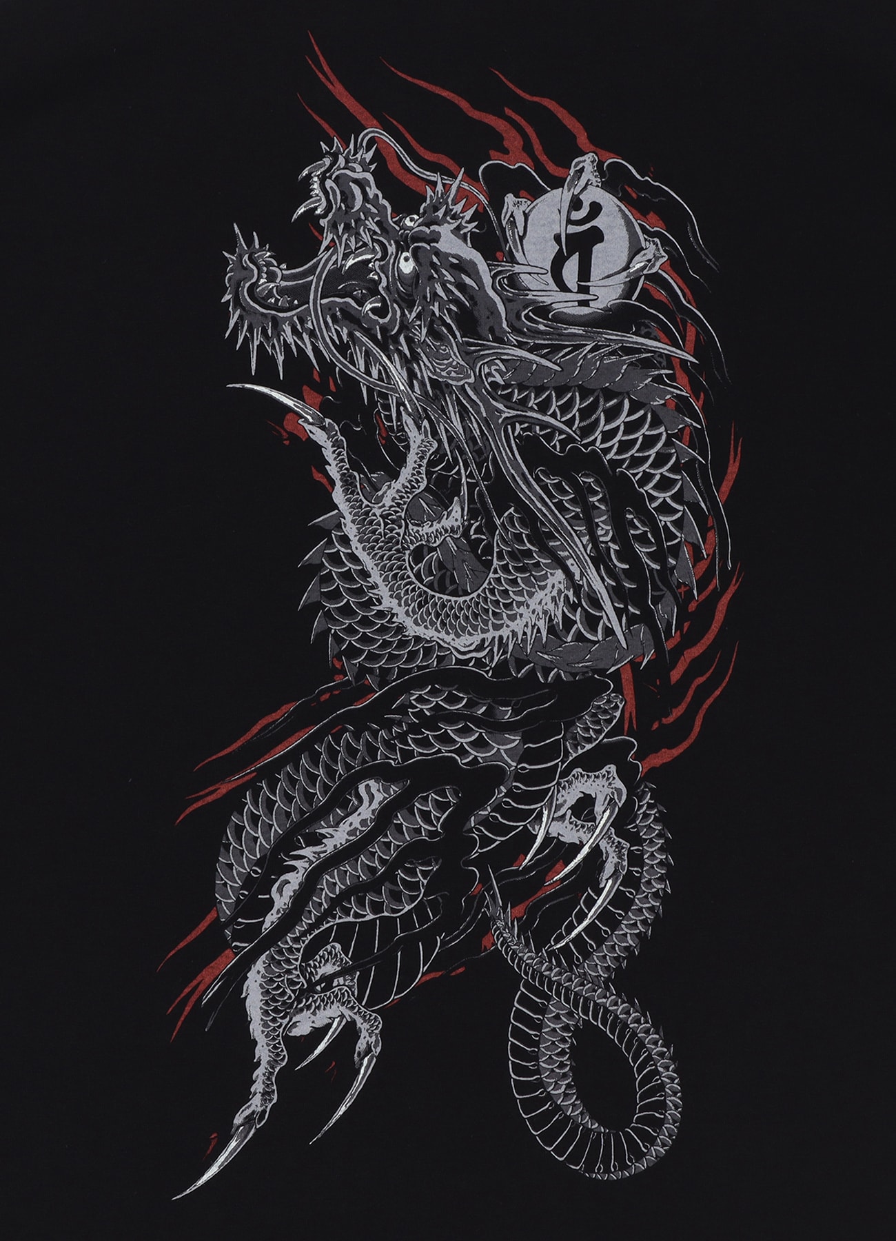 WILDSIDE × 龍が如くスタジオ Tシャツ (不動明王/麒麟) Lサイズ WILDSIDE × 龍が如くスタジオ Short Sleeve T-shirt (不動明王