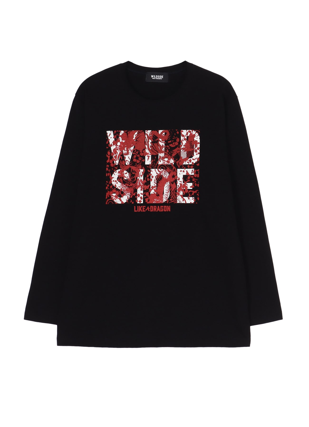 WILDSIDE × 龍が如くスタジオ L/S T-Shirt(Red)