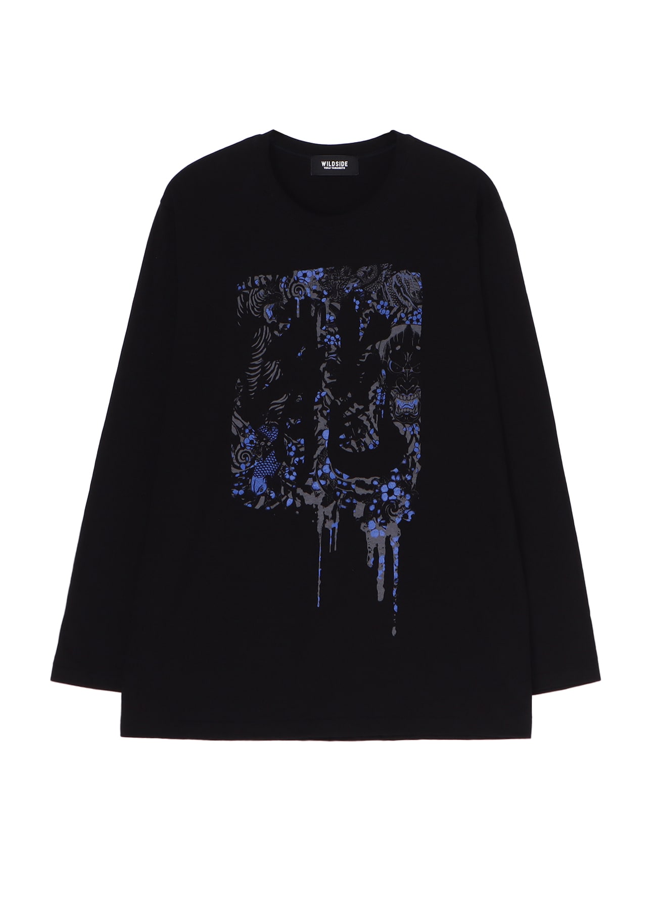 WILDSIDE × 龍が如くスタジオ L/S T-Shirt(Blue)