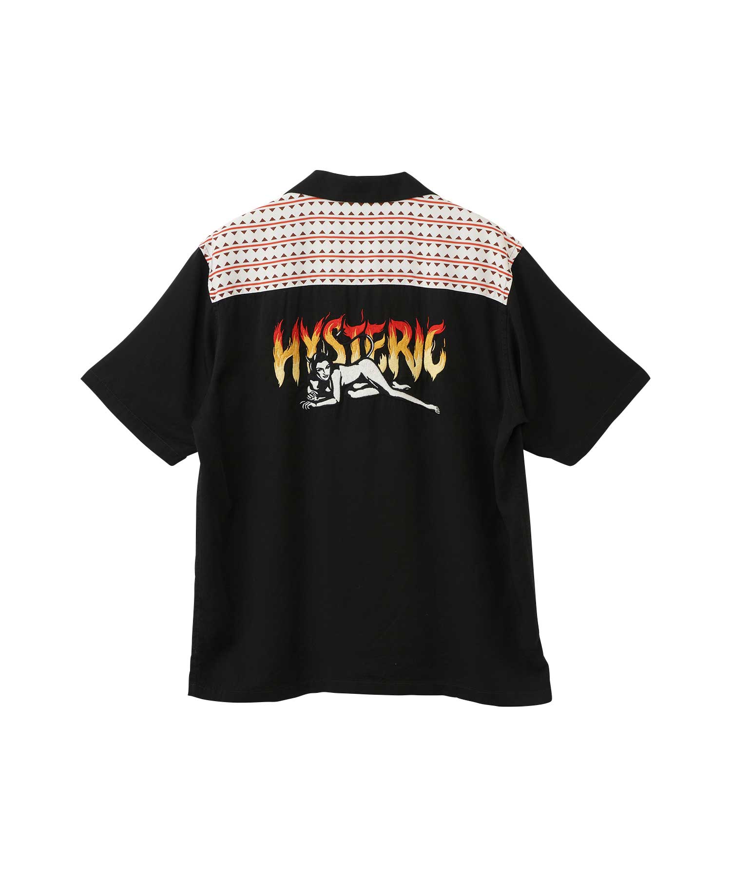 MONDO HYSTERIC Bowling Shirt(L BLACK): HYSTERIC GLAMOUR