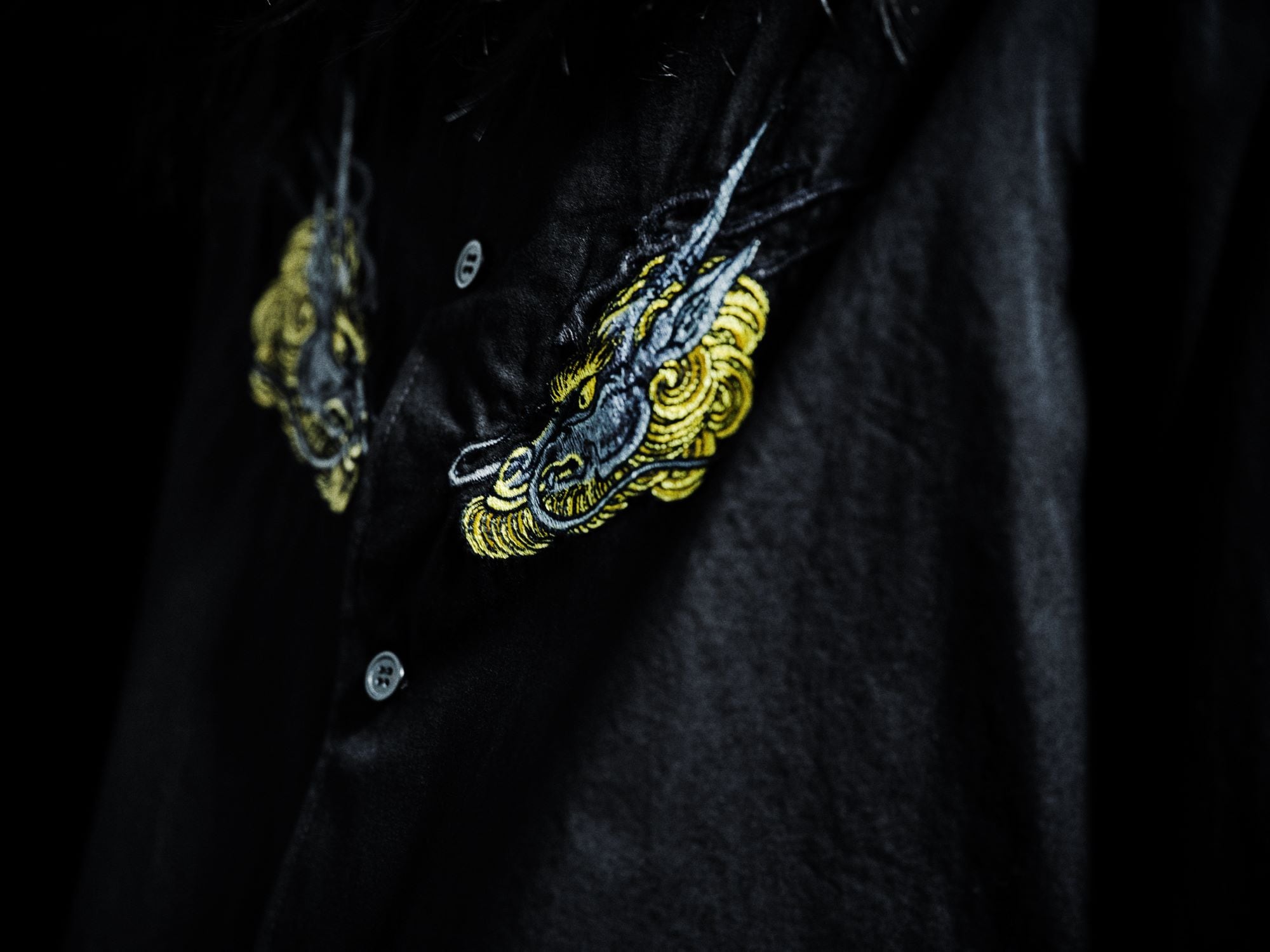WILDSIDE × 龍が如くスタジオ Cotton Embroidery Shirt (麒麟