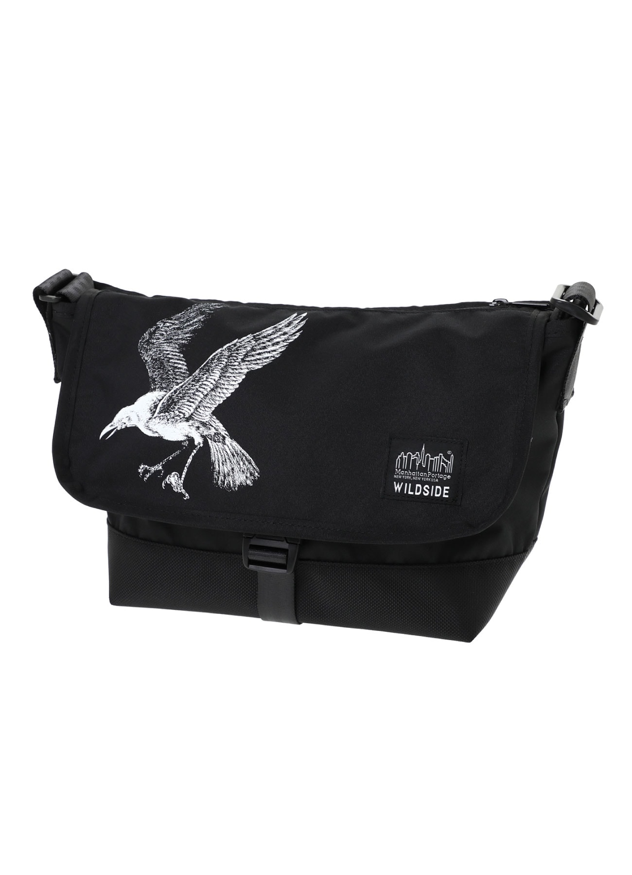 【6/28 12:00 release】WILDSIDE × Manhattan Portage BLACK LABEL STANDARD MESSENGER BAG(XS)