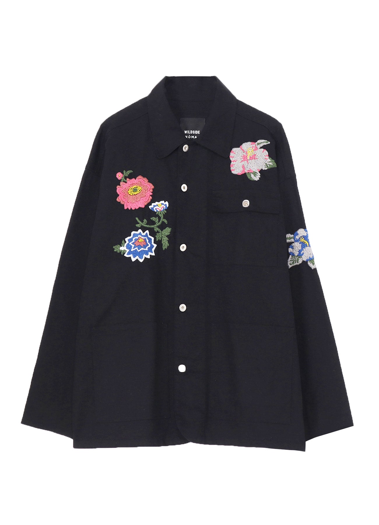 【5/21 12:00 release】WILDSIDE × NOMARHYTHM TEXTILE Flower Embroidery Work Jacket