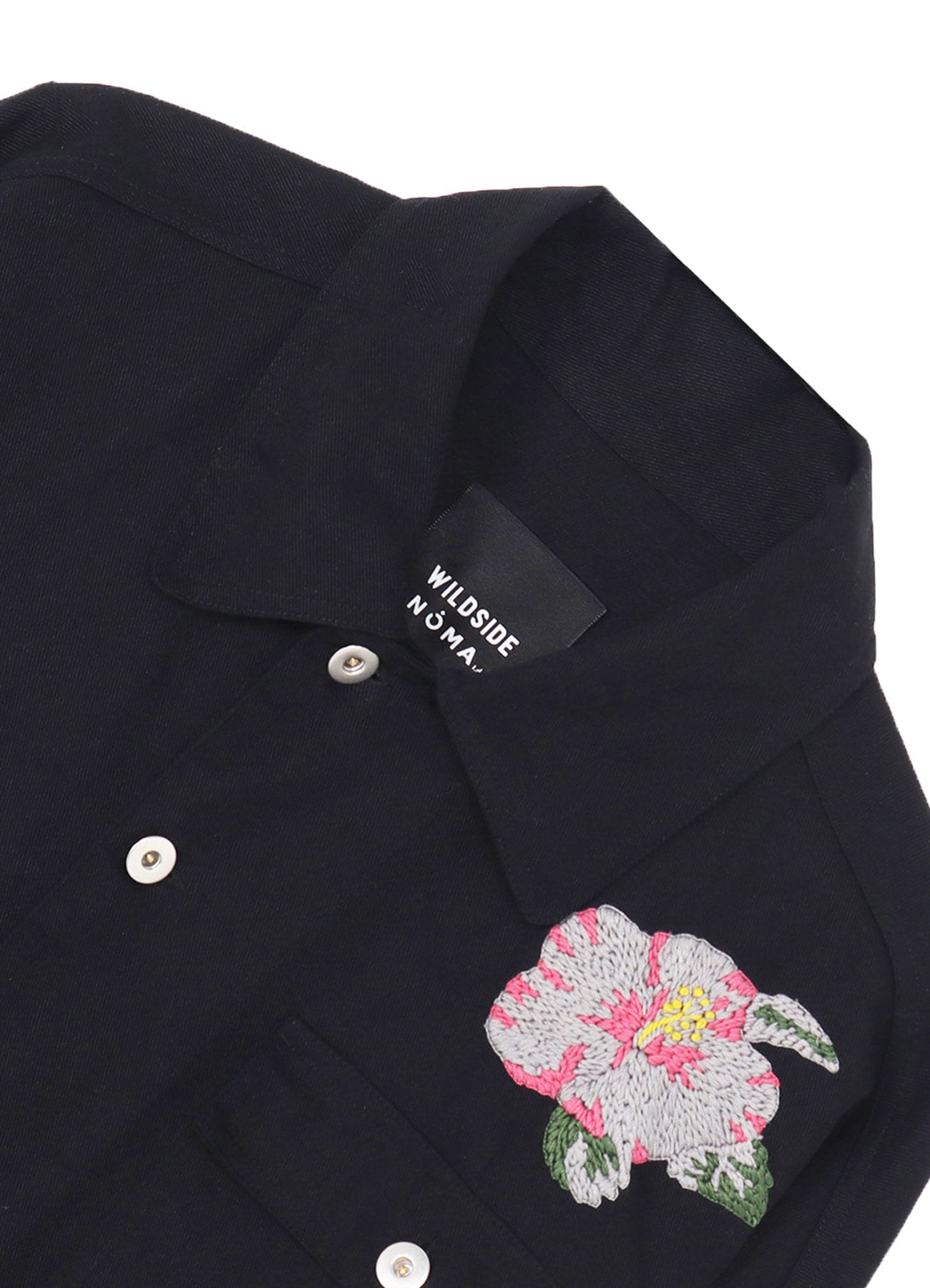 WILDSIDE × NOMARHYTHM TEXTILE Flower Embroidery Work Jacket