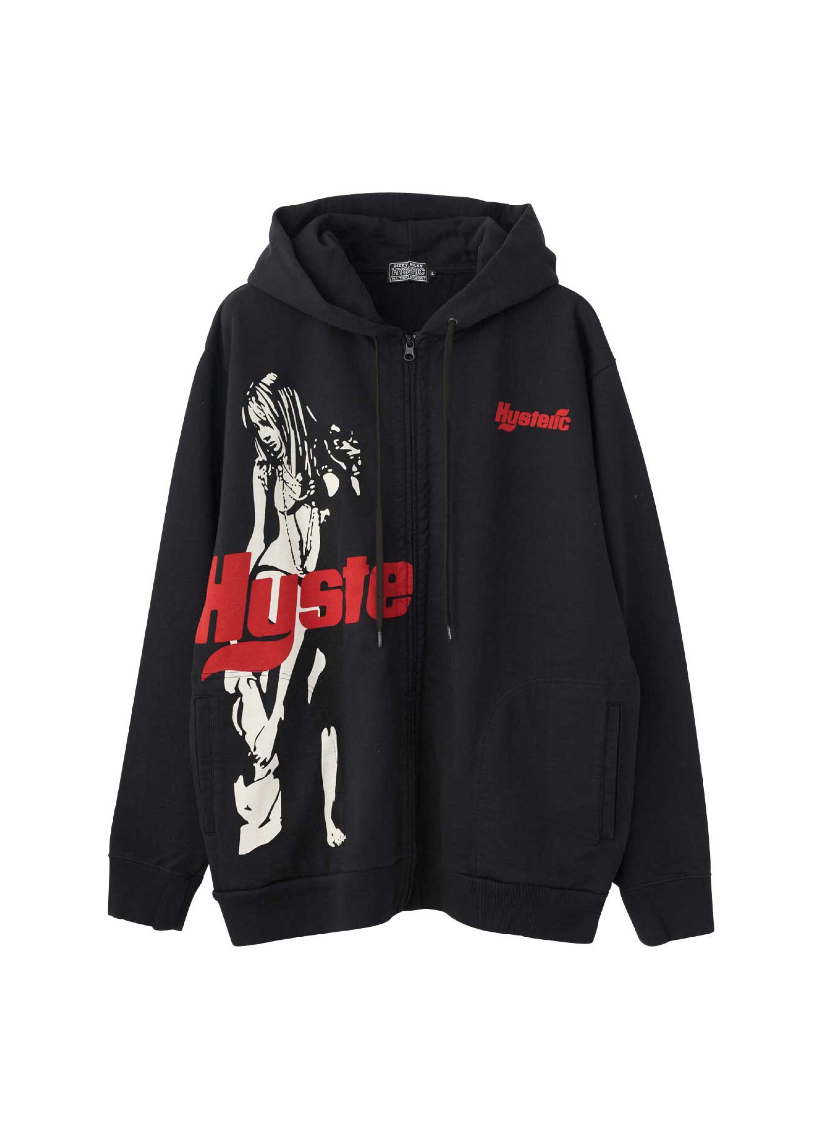 HYSTERIC TIMES ZIP UP HOODIE