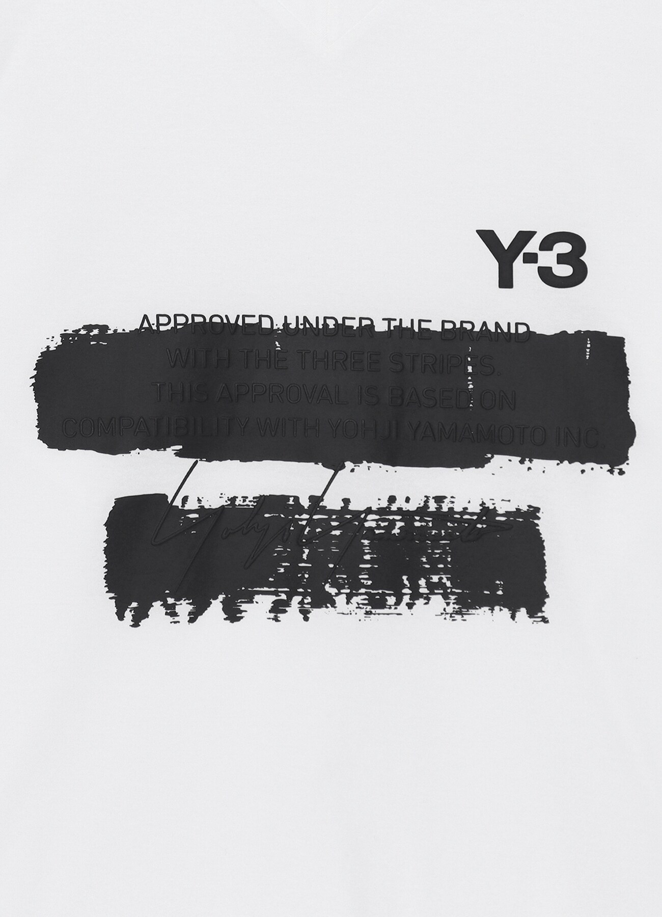 U GFX LOGO LS T(S core white): Y-3｜WILDSIDE YOHJI YAMAMOTO