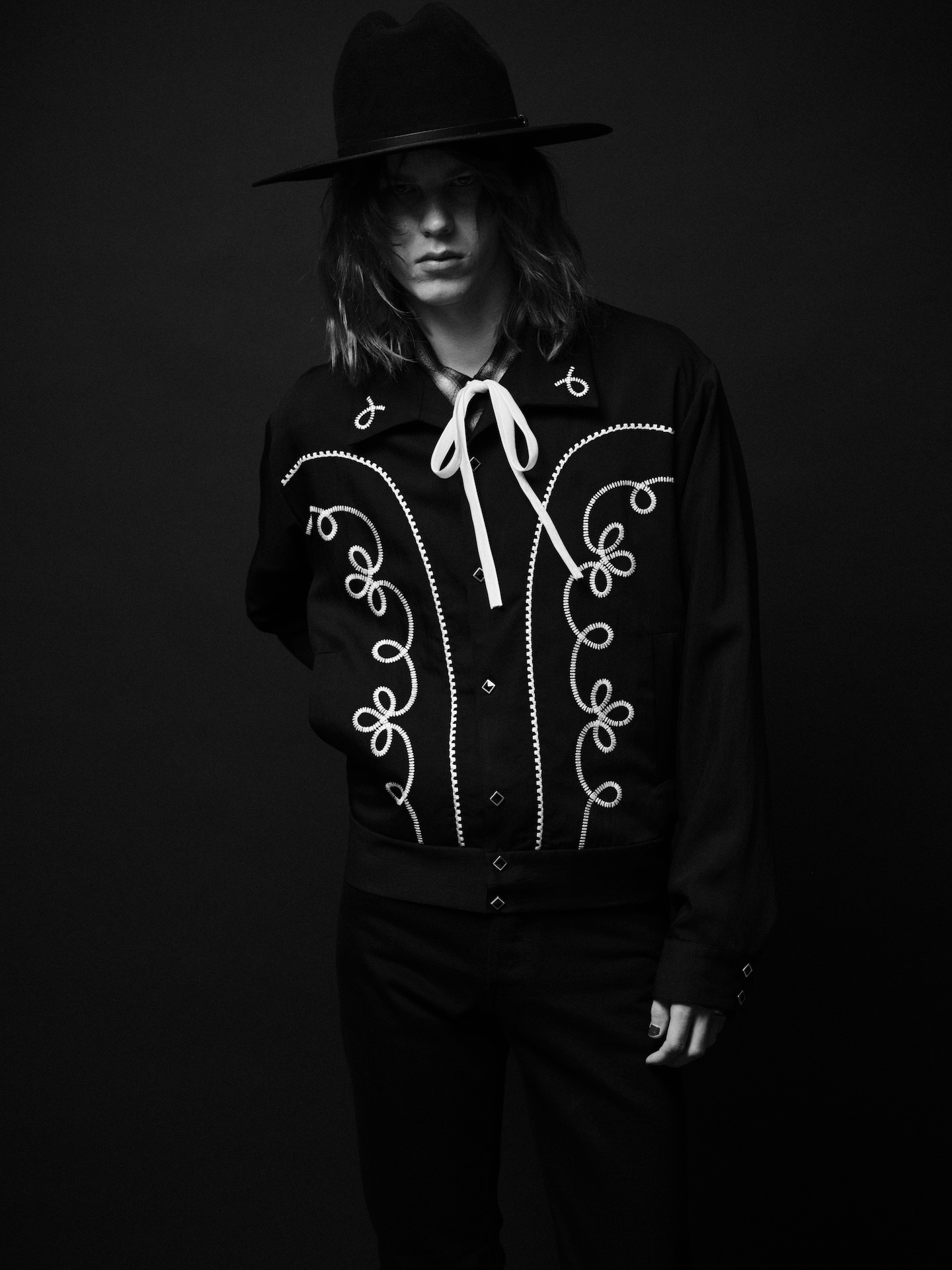 MINEDENIM ArabesqueEmbroideryWestern JKT