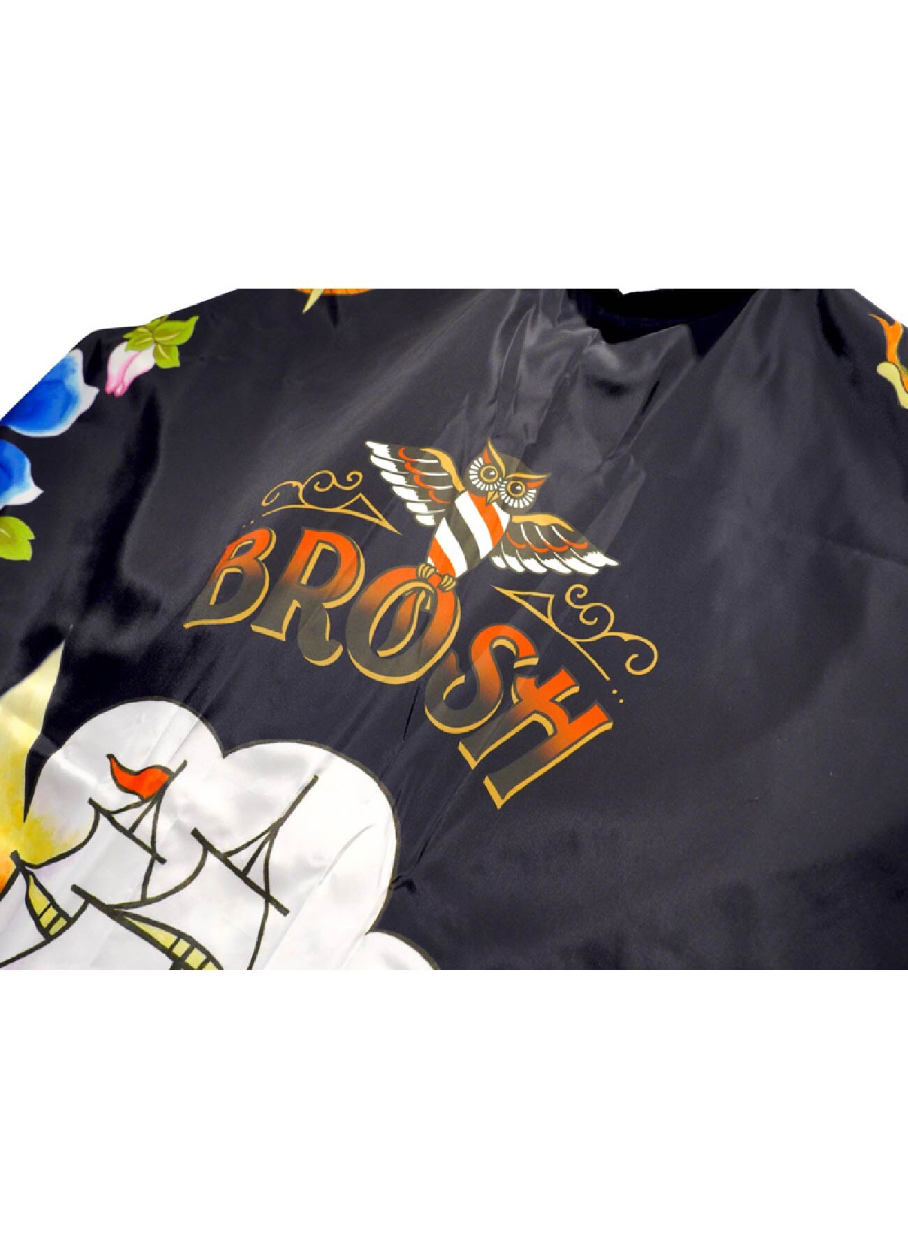 WILDSIDE × BROSH CUT CLOTH (TATTOO)(FREE SIZE Black): BROSH