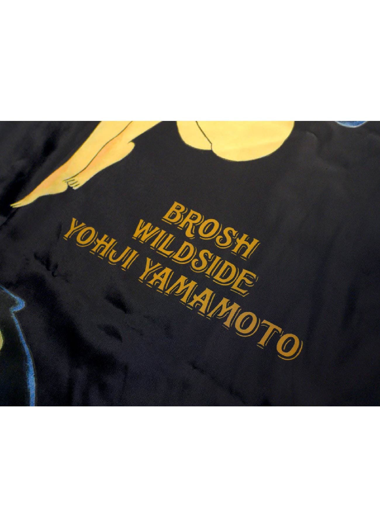 WILDSIDE × BROSH CUT CLOTH (TATTOO)(FREE SIZE Black): BROSH｜WILDSIDE YOHJI  YAMAMOTO（ワイルドサイド）【公式通販】