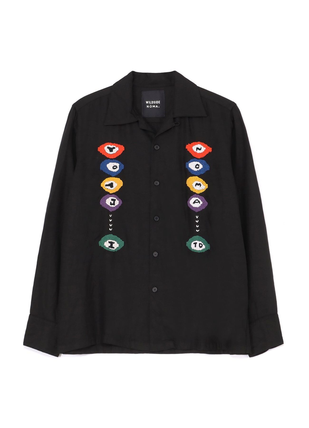 WILDSIDE × NOMA t.d. BILLIARDS HAND EMBROIDERY LS SHIRT