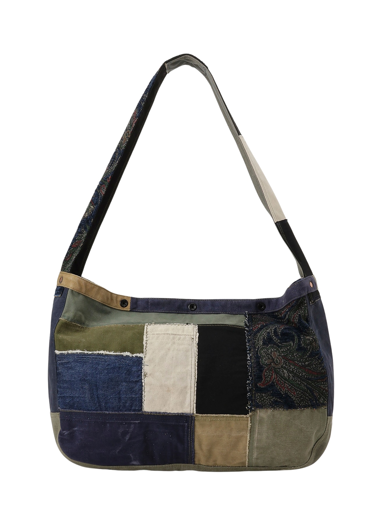 WILDSIDE × Room No.6 Patchwork Newspaper bag L(unique1)