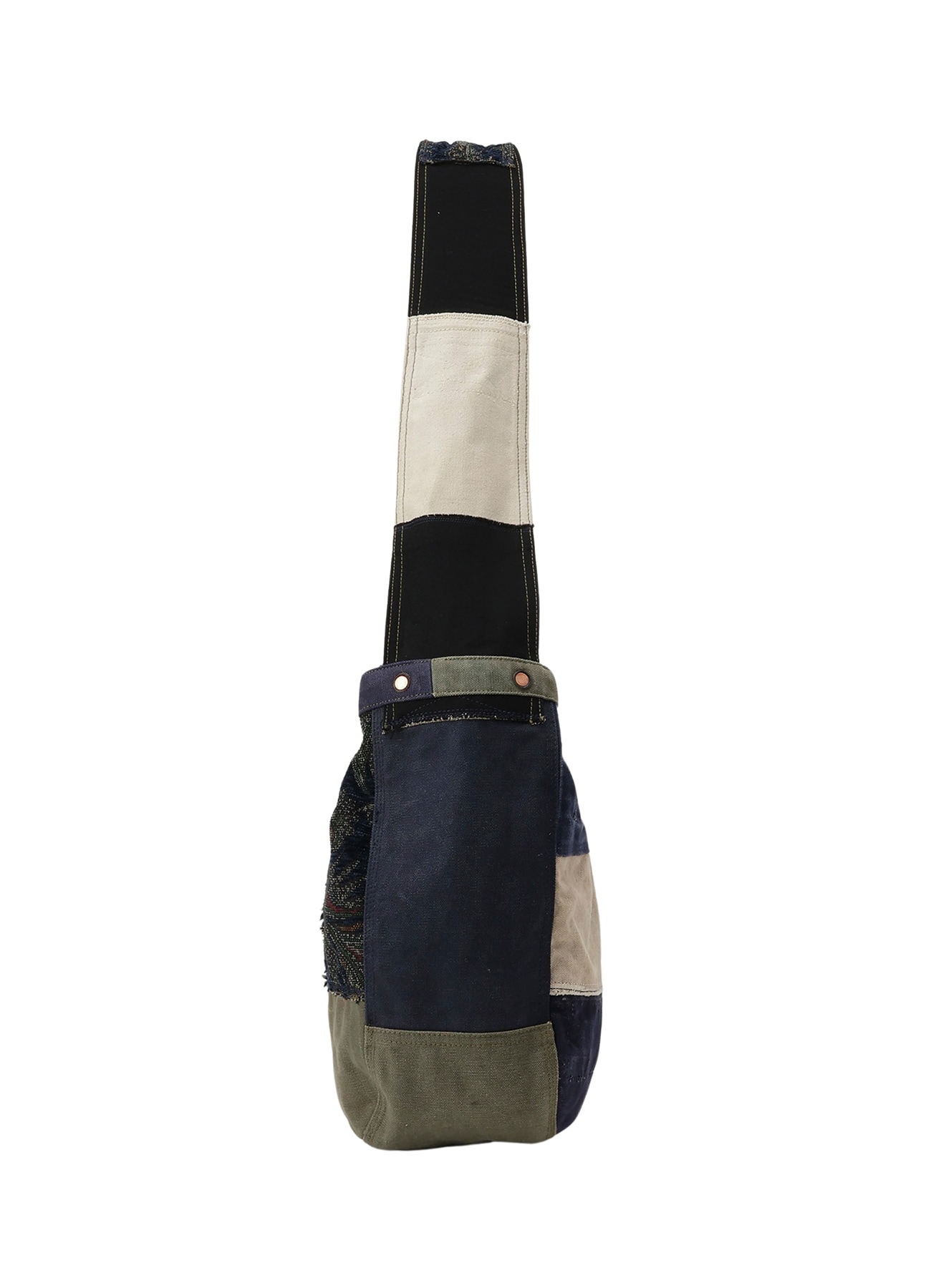 WILDSIDE × Room No.6 Patchwork Newspaper bag L(unique1)_2