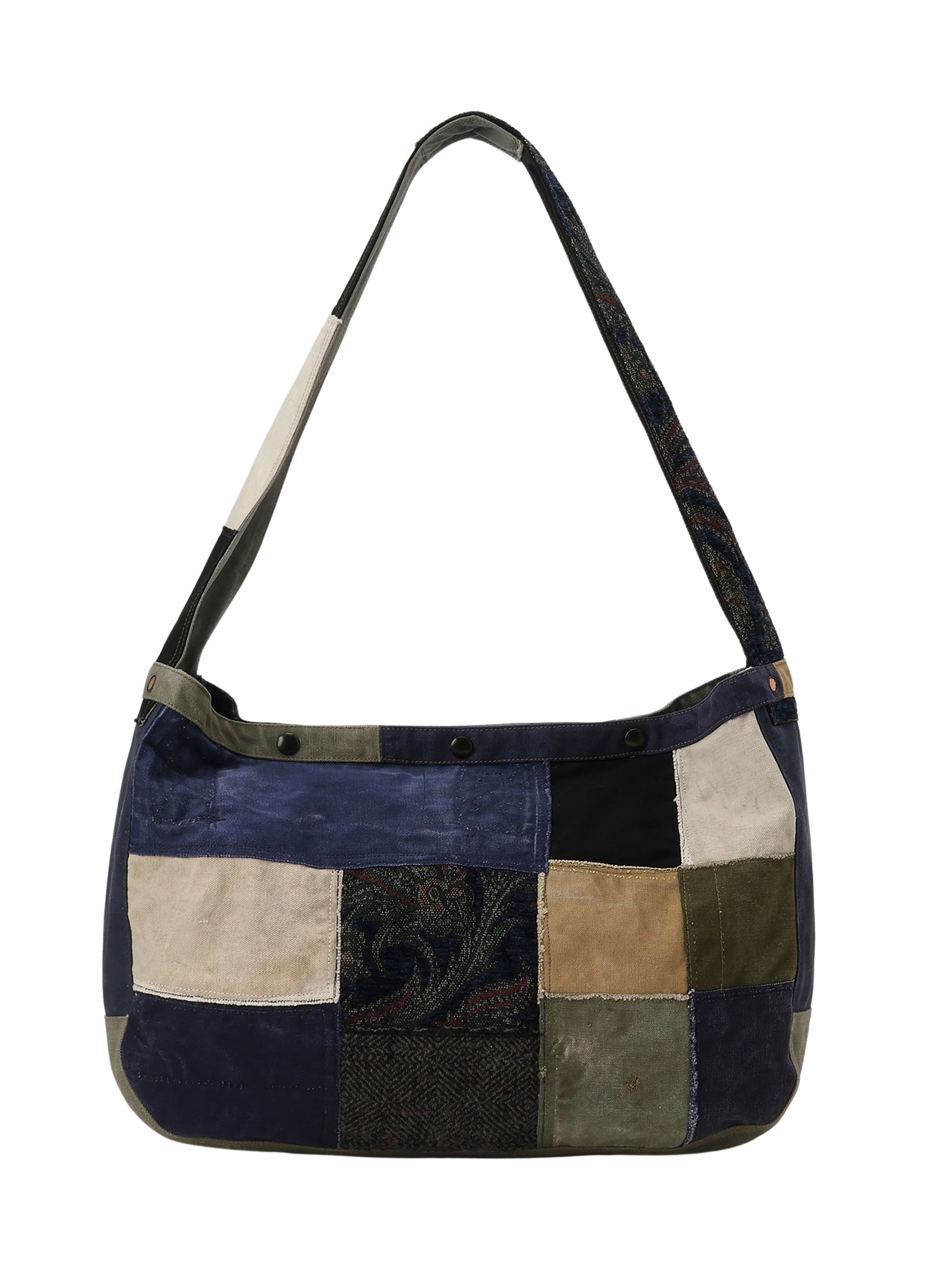 WILDSIDE × Room No.6 Patchwork Newspaper bag L(unique1)_3
