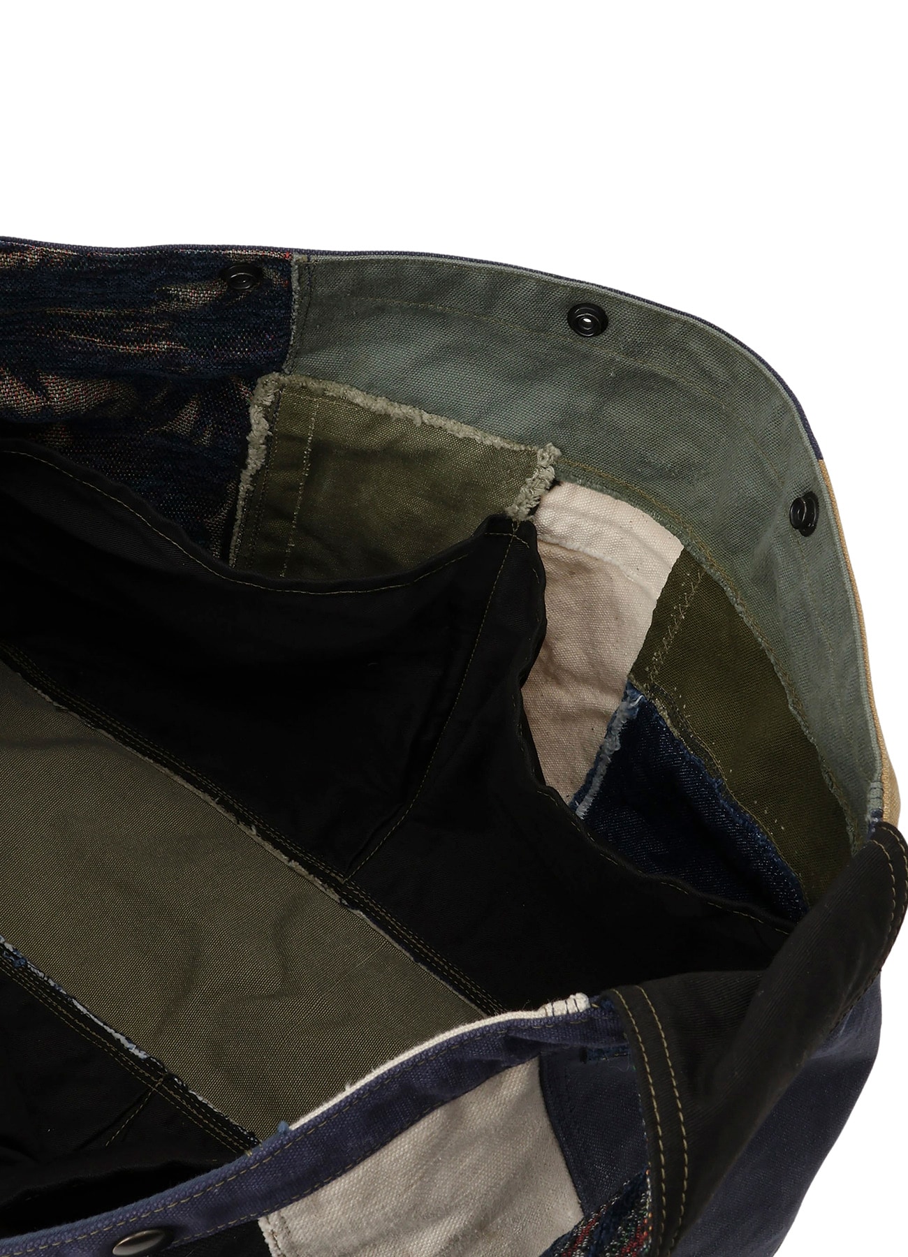 WILDSIDE × Room No.6 Patchwork Newspaper bag L(unique1)_7