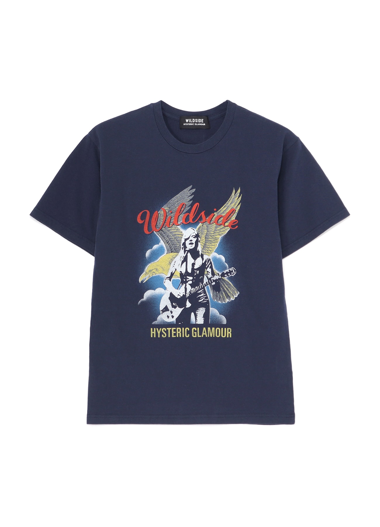 WILDSIDE × HYSTERIC GLAMOUR T-Shirt(S NAVY): HYSTERIC GLAMOUR