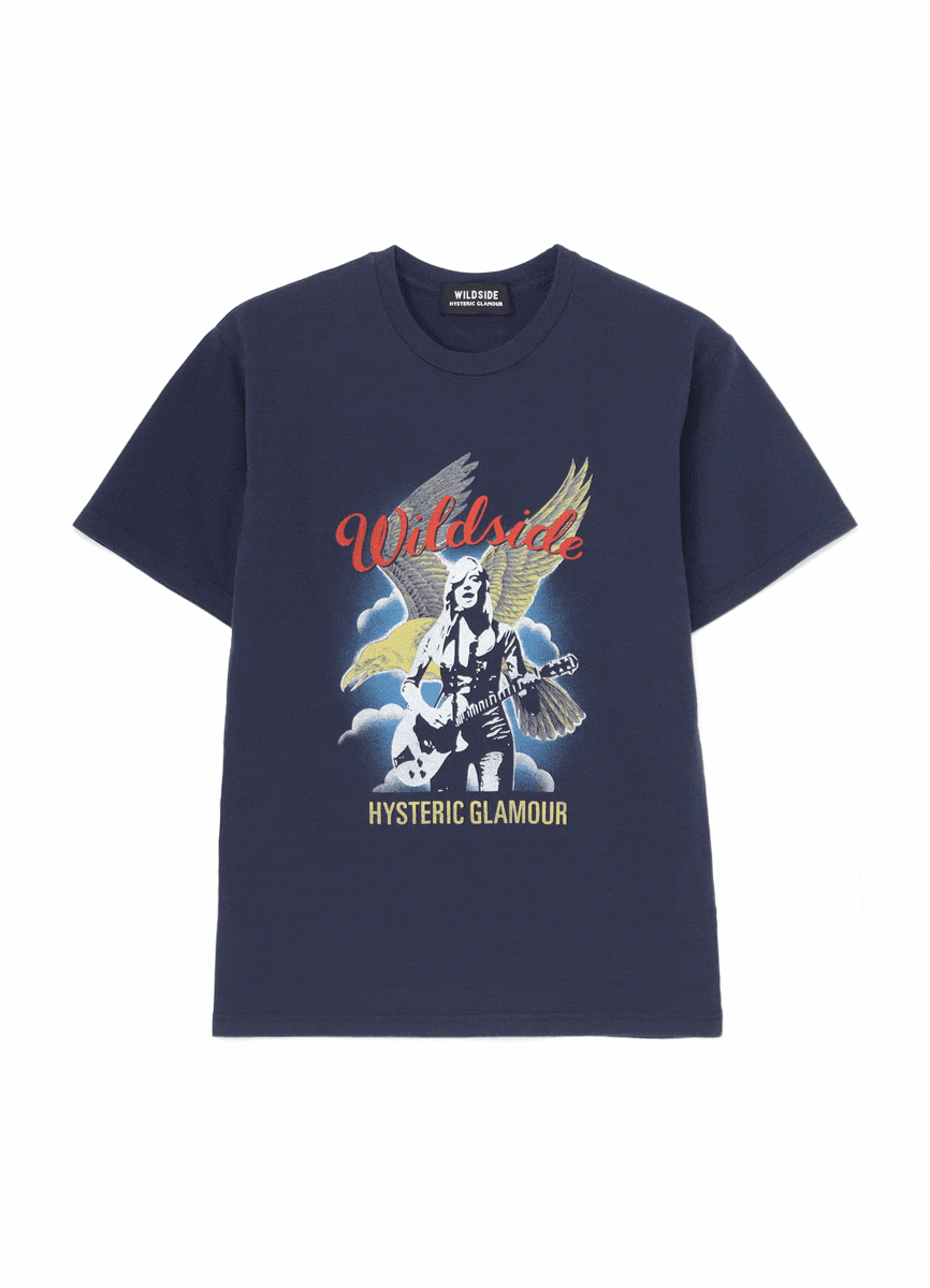 【4/20 12:00 Release】WILDSIDE × HYSTERIC GLAMOUR T-Shirt