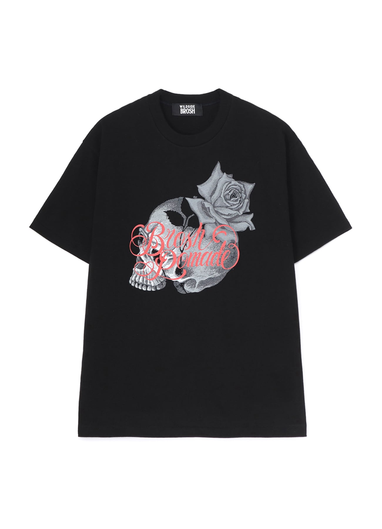 【5/25 12:00 release】WILDSIDE × BROSH T-shirt (SCULLROSE)