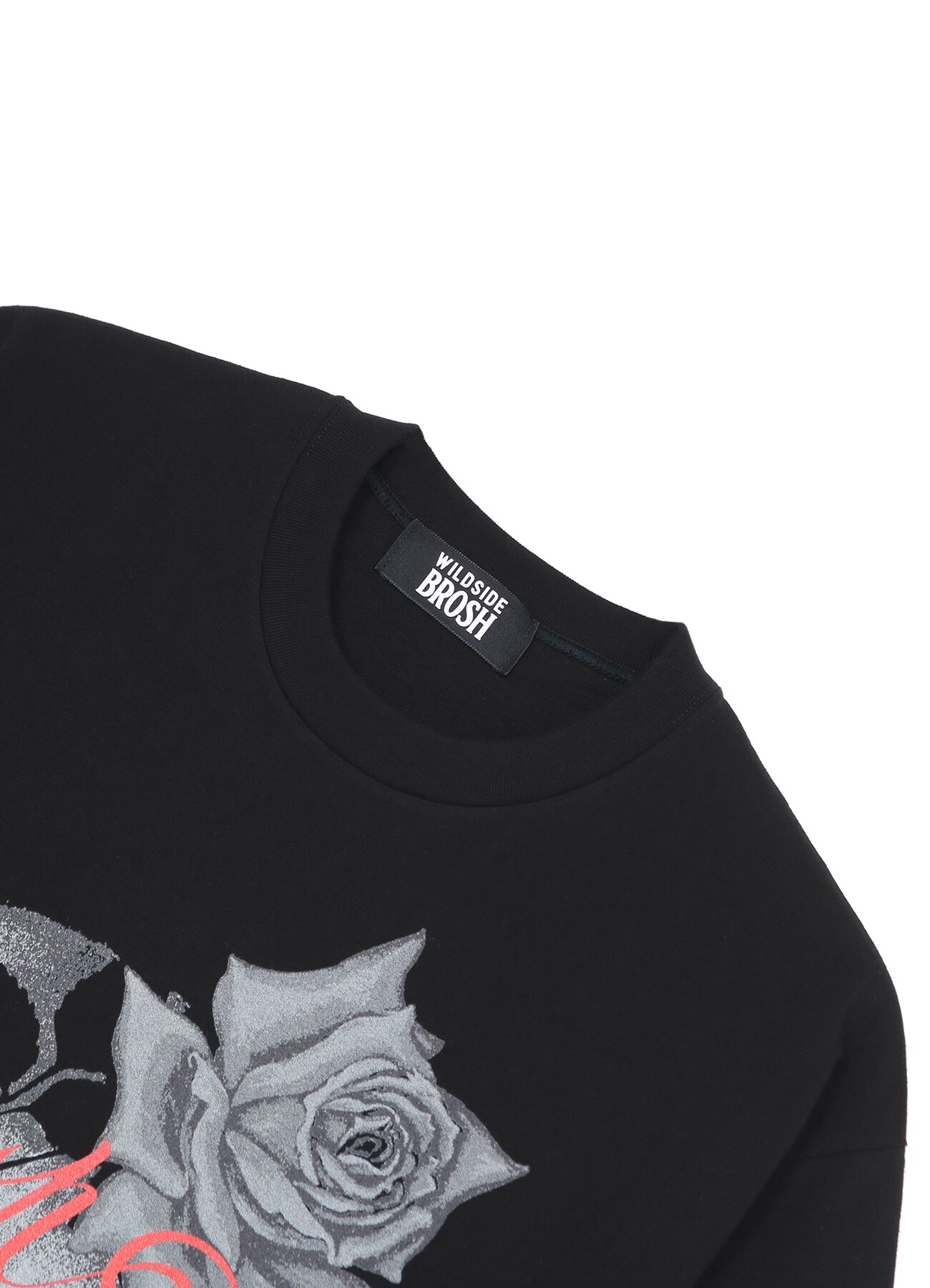 WILDSIDE × BROSH T-shirt (SKULLROSE)_3