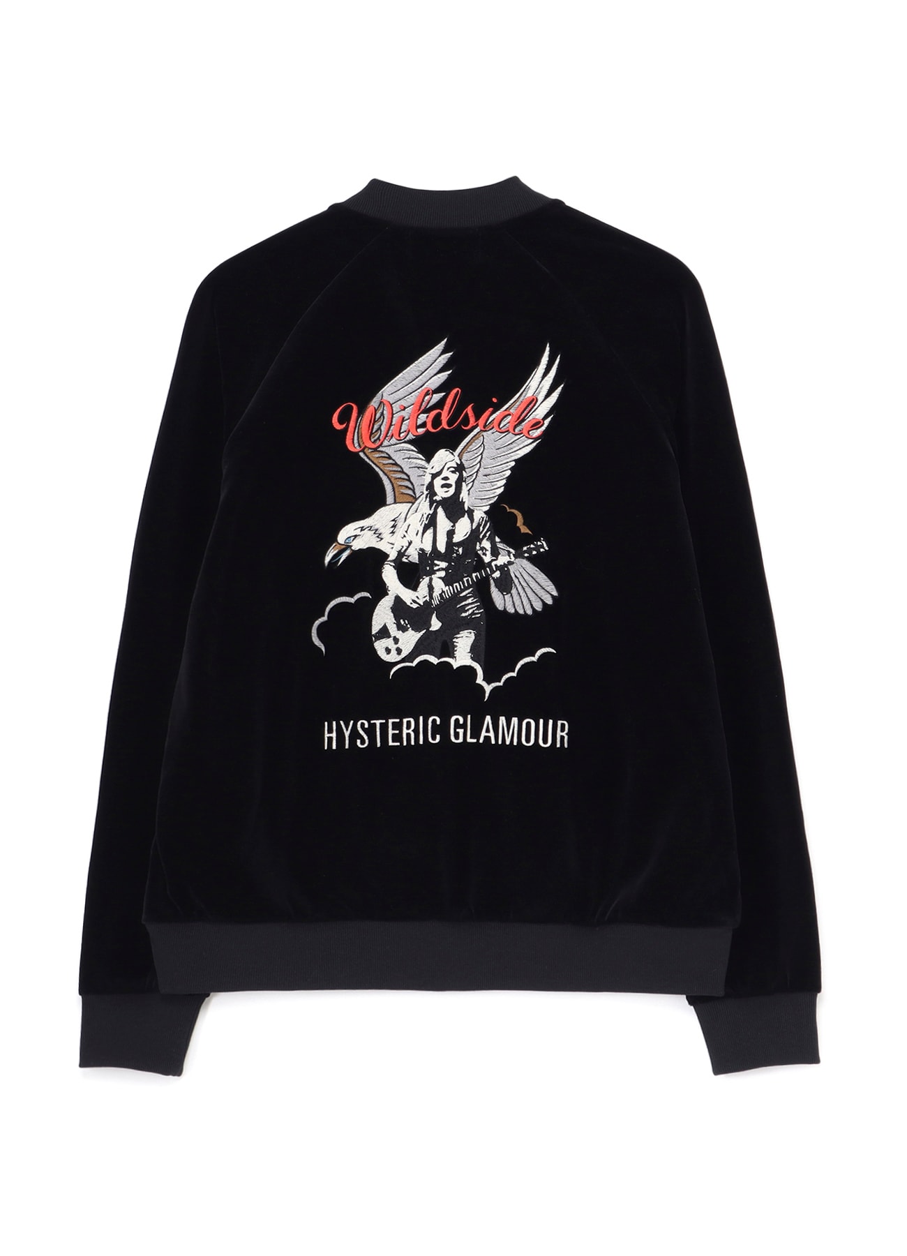 WILDSIDE × HYSTERIC GLAMOUR VELOR TRACK JACKET