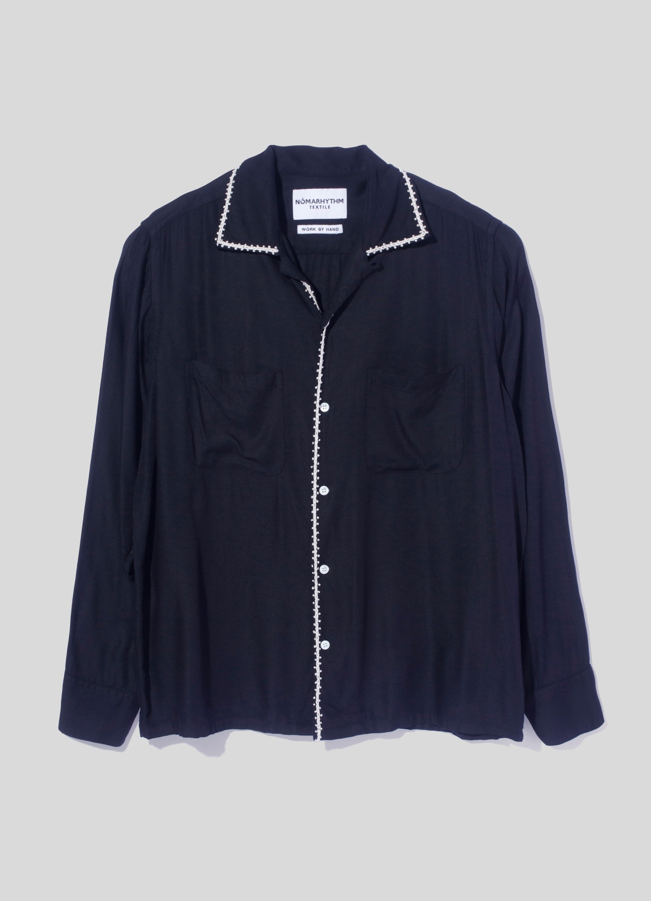 【7/25 12:00 release】Trim Embroidery Shirt_1