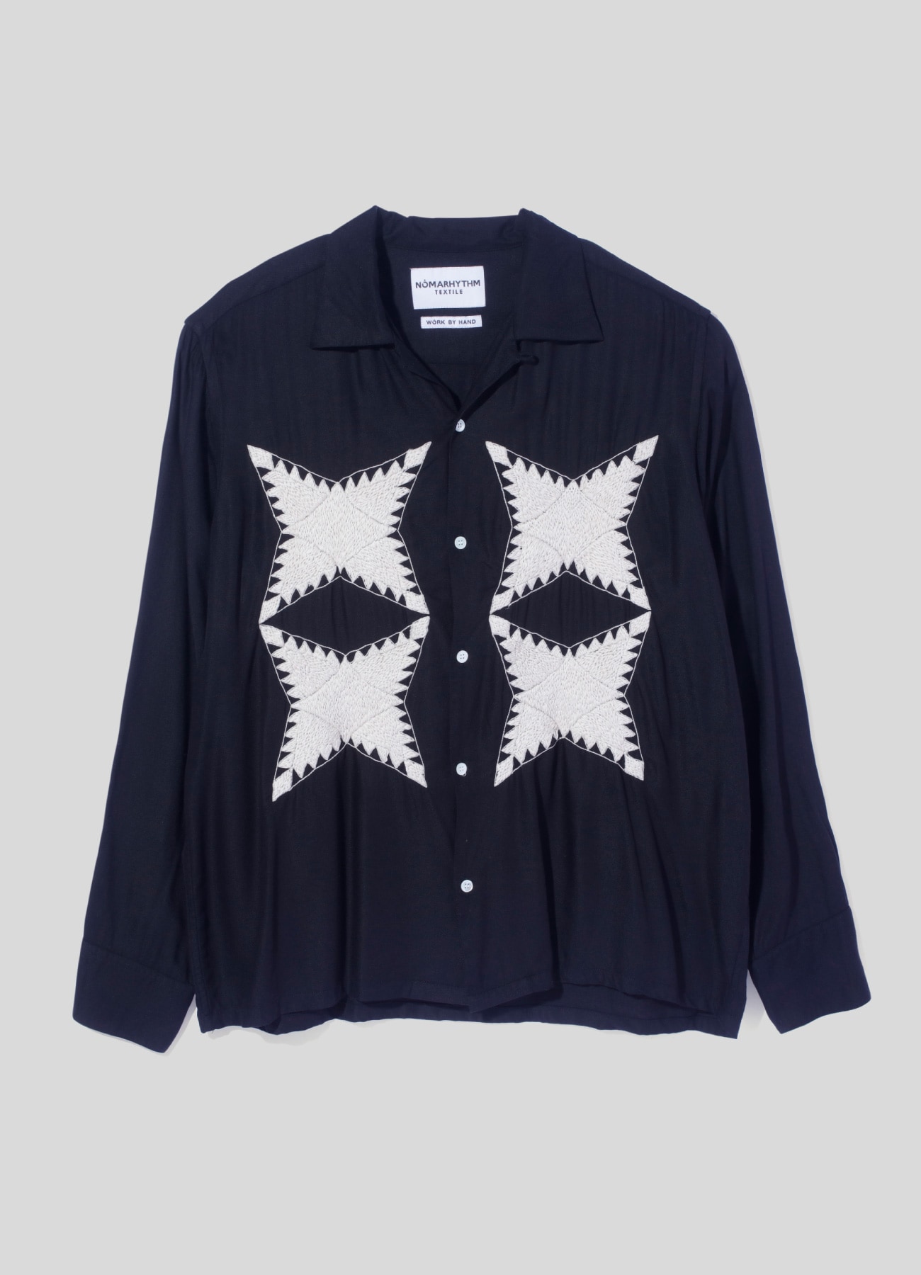 【7/25 12:00 release】Quilt Embroidery Shirt_1
