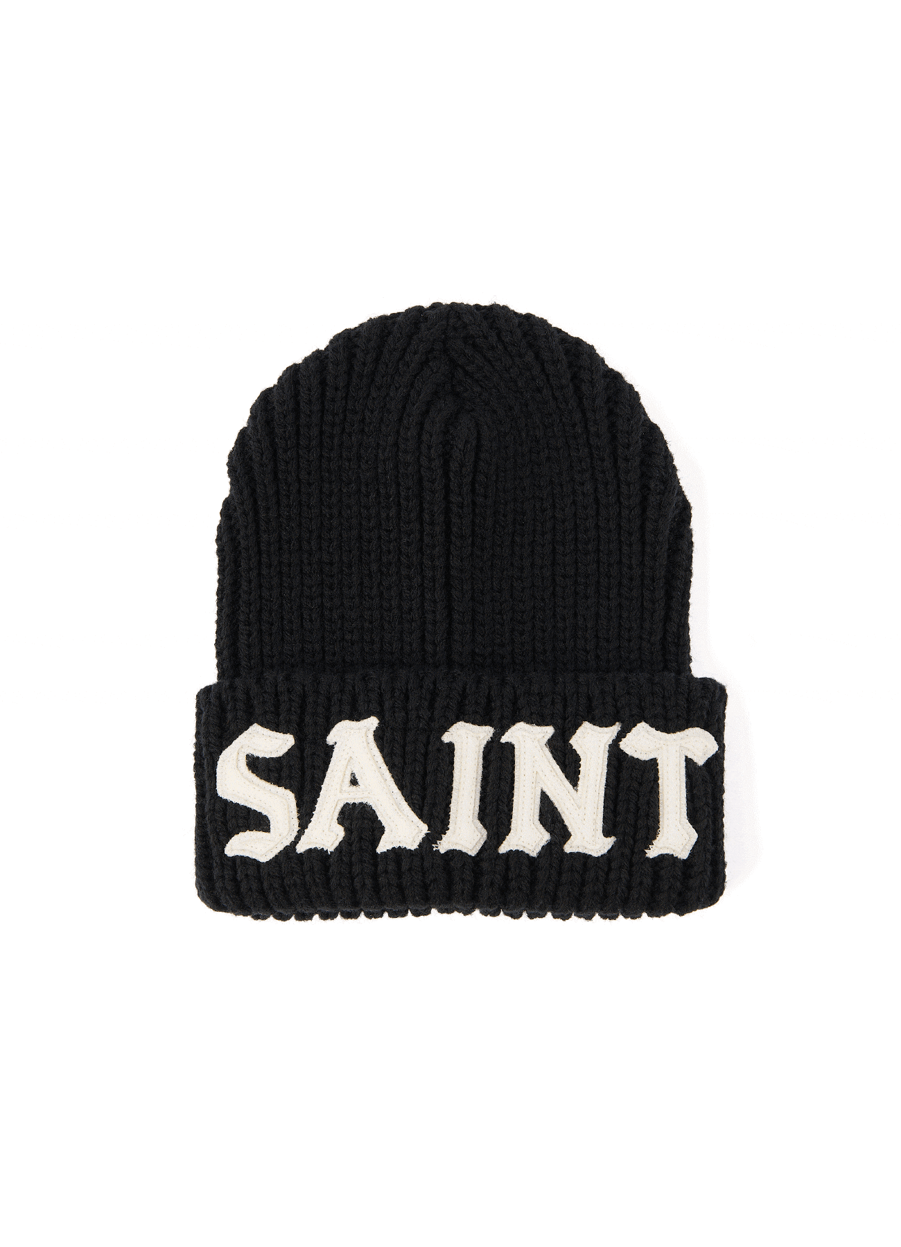 【10/10 12:00 発売】KNIT CAP/SAINT/BLACK
