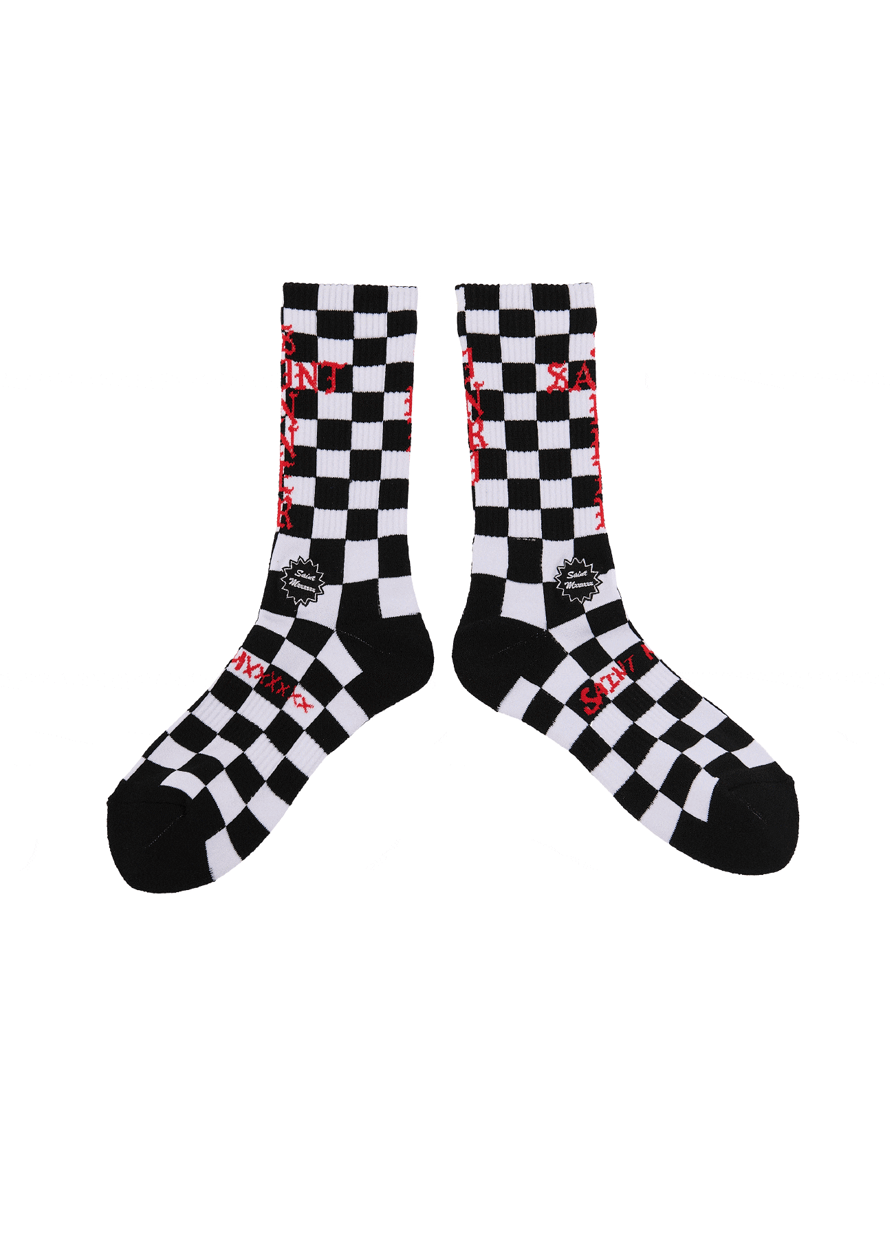 【10/10 12:00 発売】SOCKS/CHECK/BLACK+WHITE