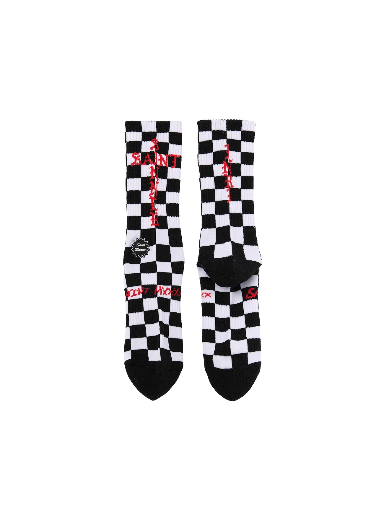 【10/10 12:00 発売】SOCKS/CHECK/BLACK+WHITE_2