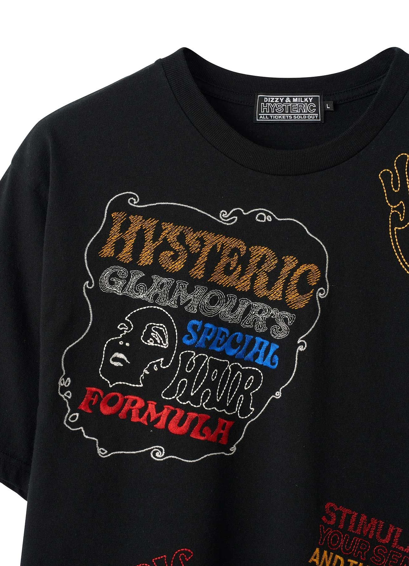 【7/25 12:00 release】HYSTERIC SCRATCH EMBROIDERED T-Shirt_3