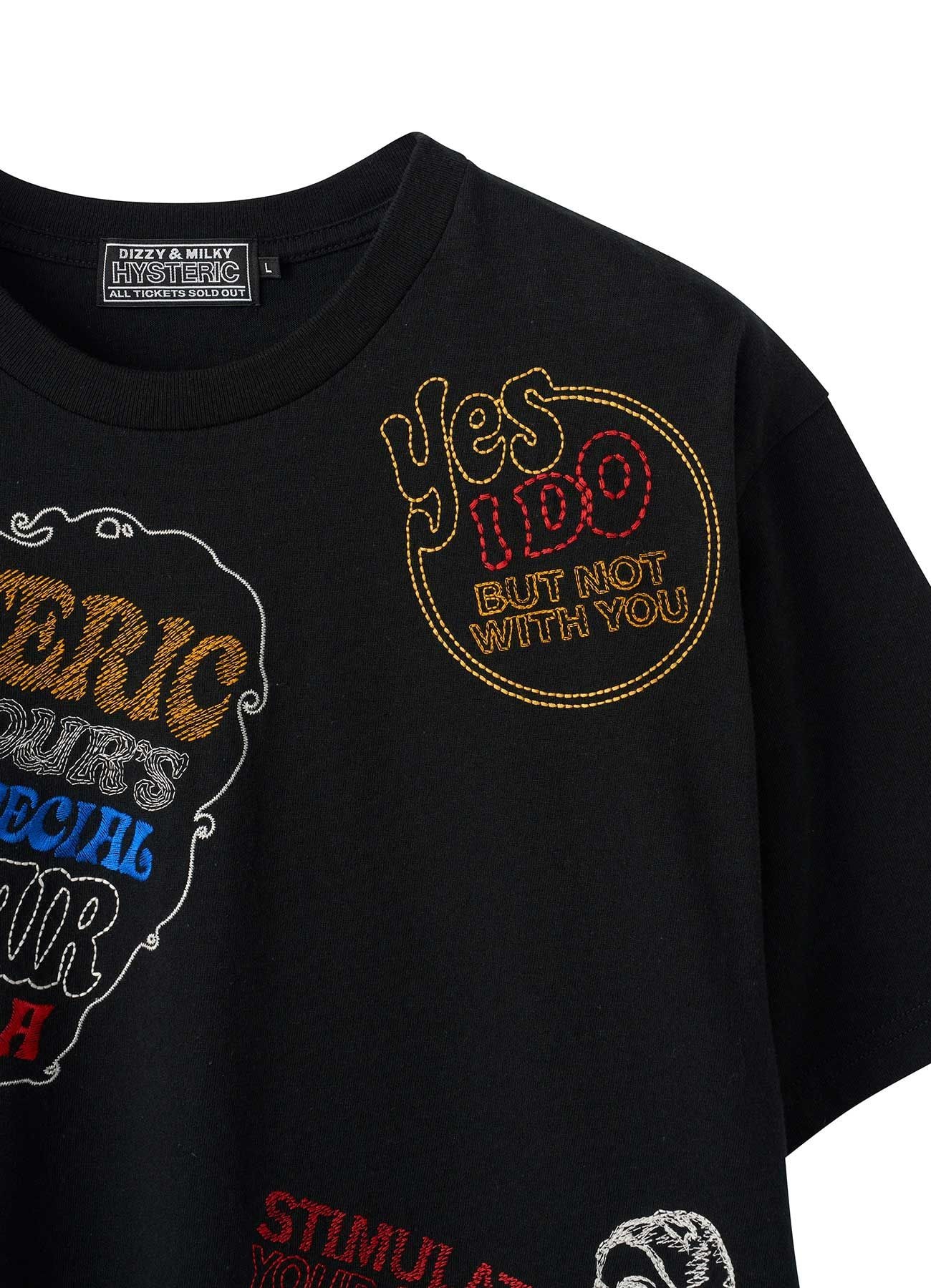 【7/25 12:00 release】HYSTERIC SCRATCH EMBROIDERED T-Shirt_4
