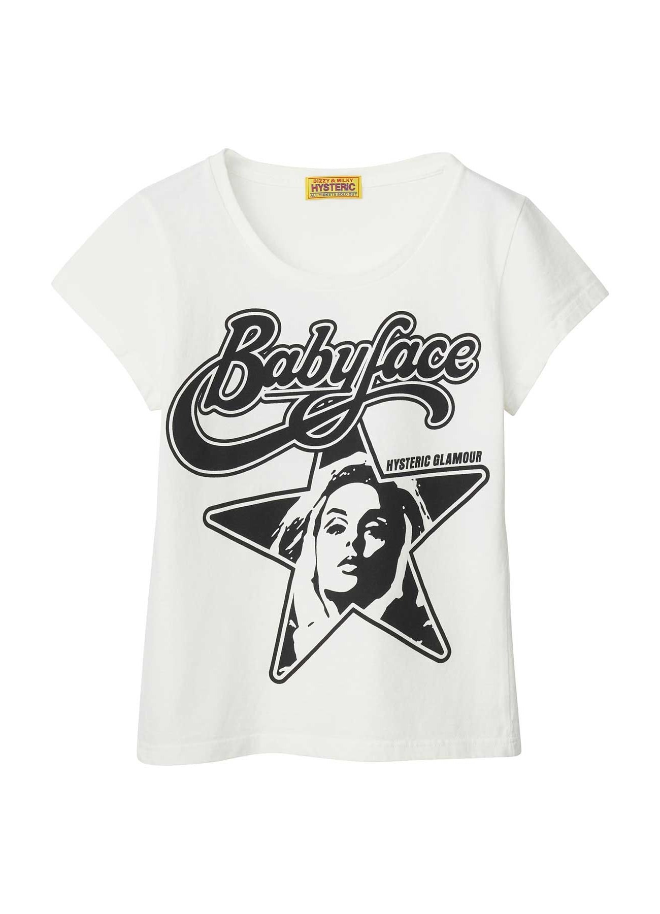 HYSTERIC BABYFACE STAR T-Shirt_1