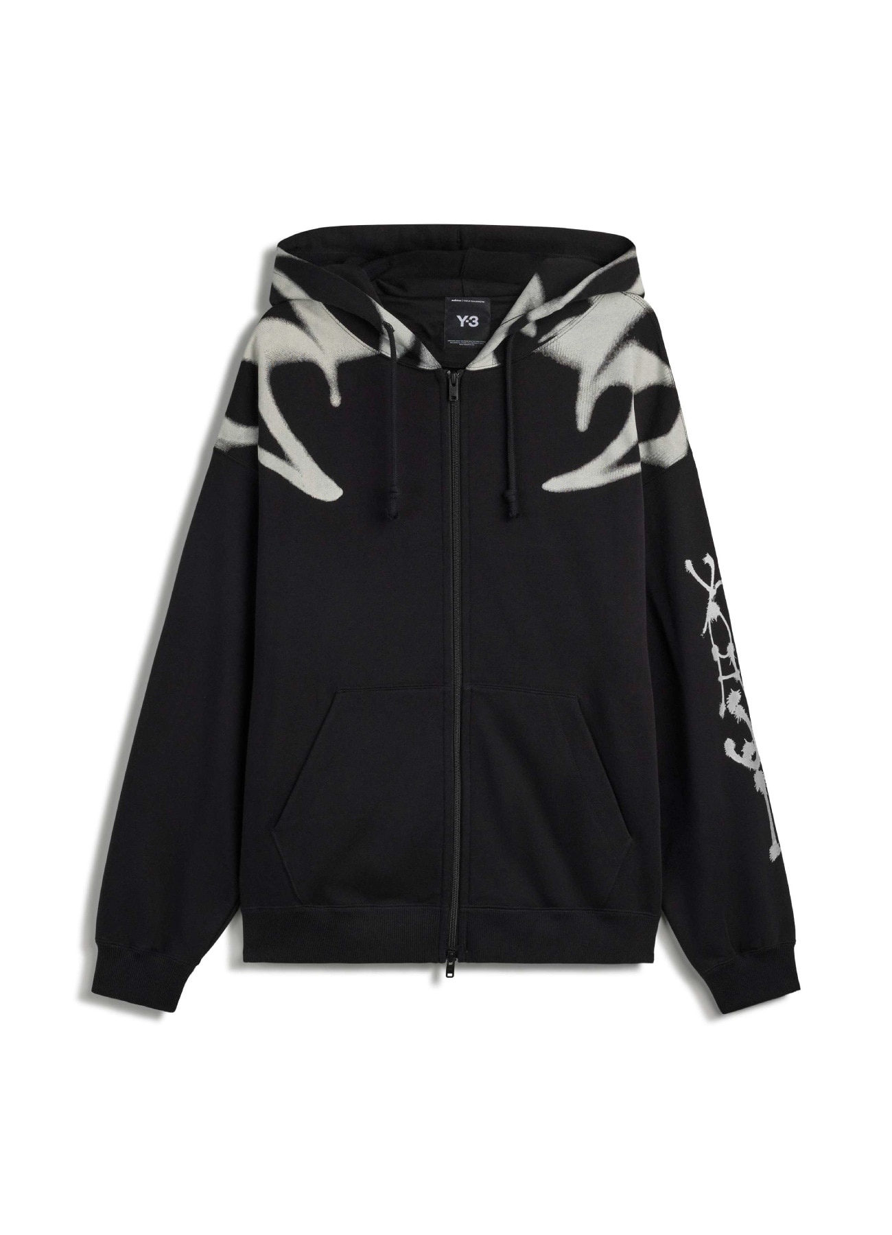 Y-3 CHITO GRAPHIC FRENCH TERRY ZIP HOODIE_1