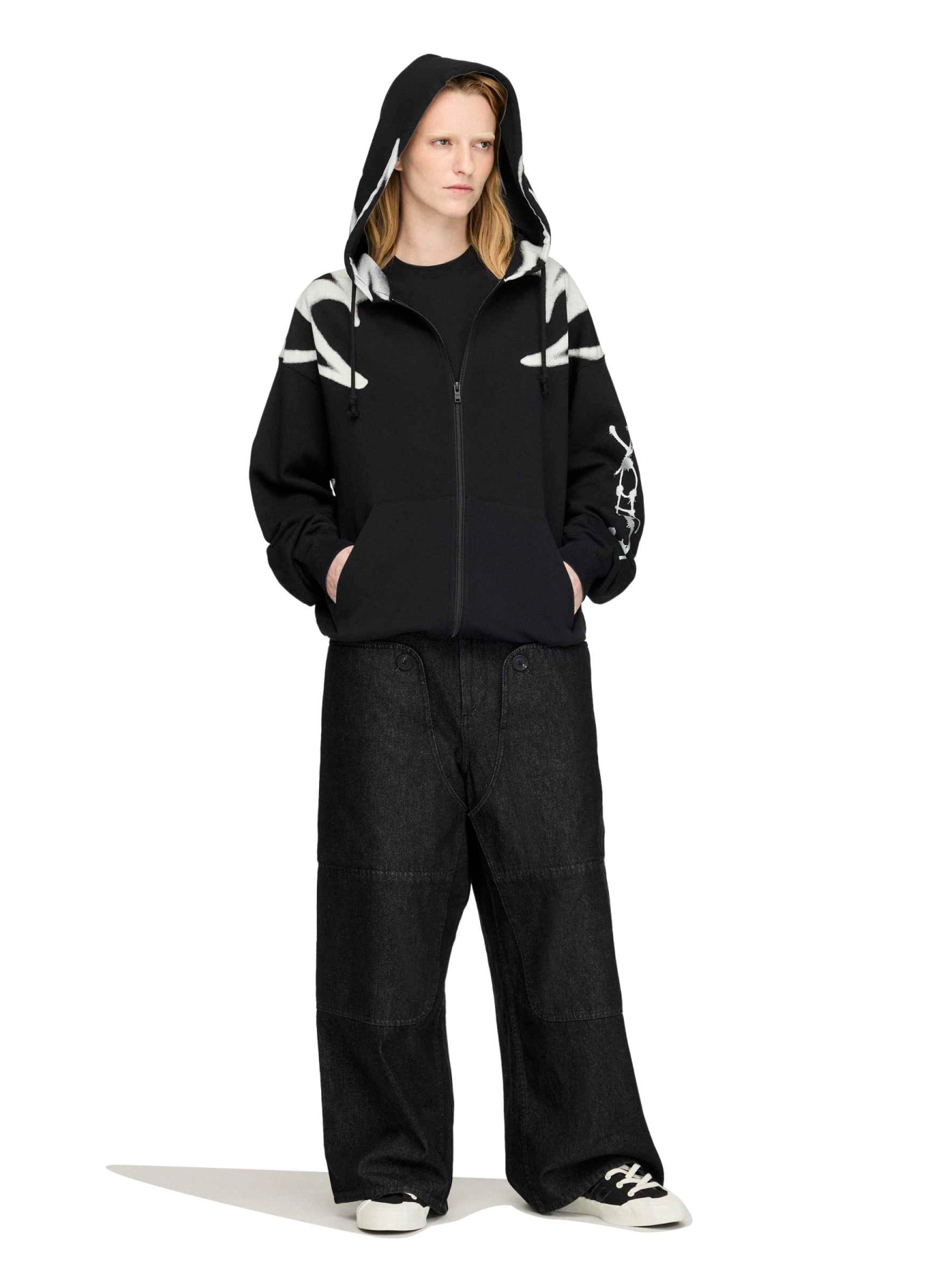 Y-3 CHITO GRAPHIC FRENCH TERRY ZIP HOODIE_7