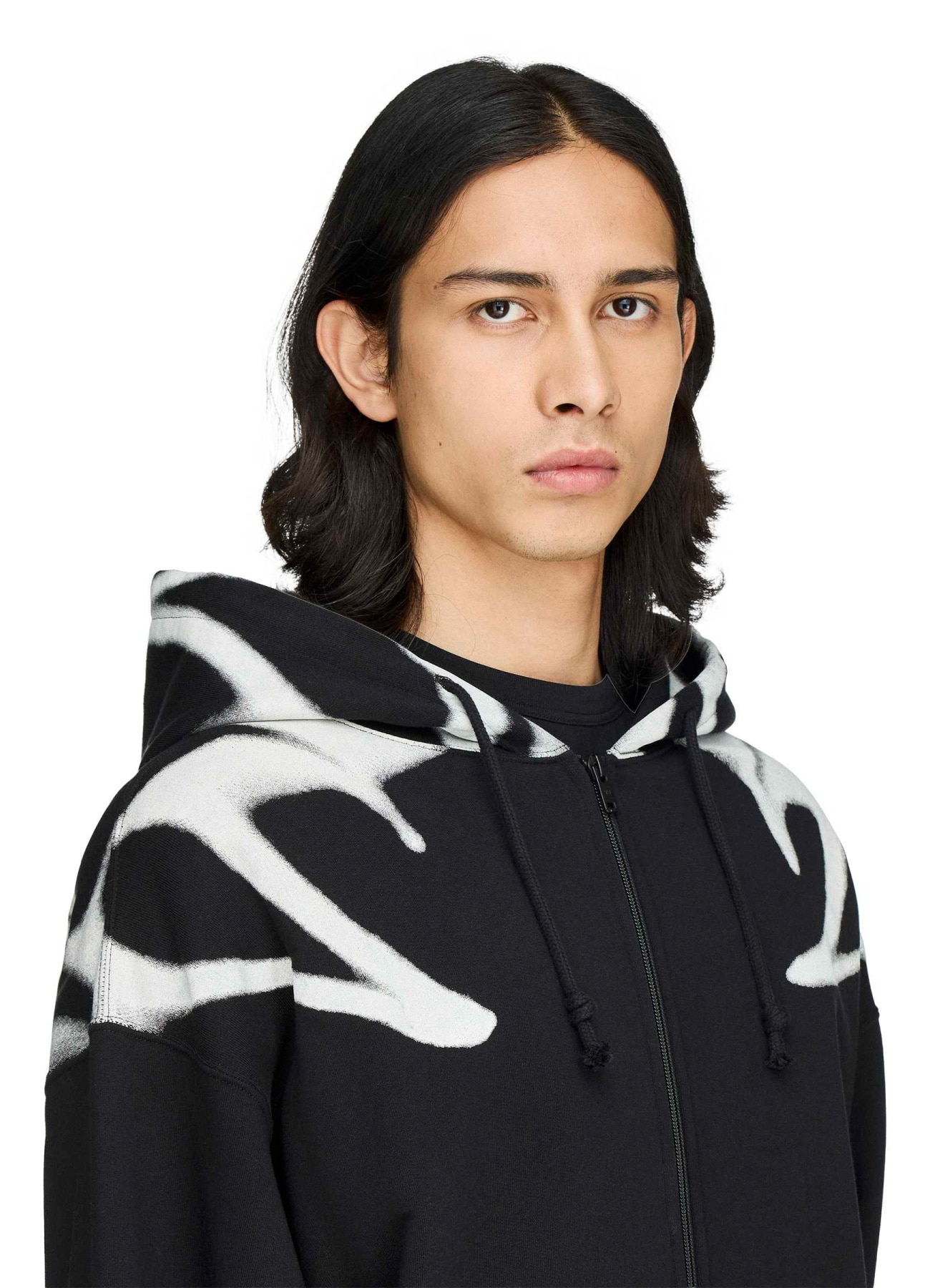 Y-3 CHITO GRAPHIC FRENCH TERRY ZIP HOODIE_8