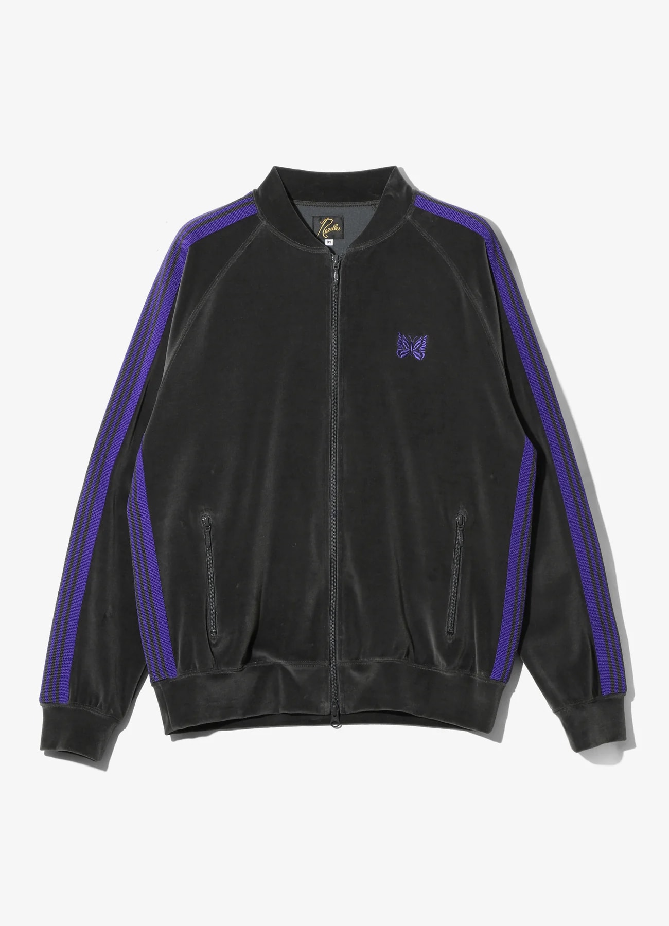【7/25 12:00 release】Rib Collar Track Jacket - C/PE Velour