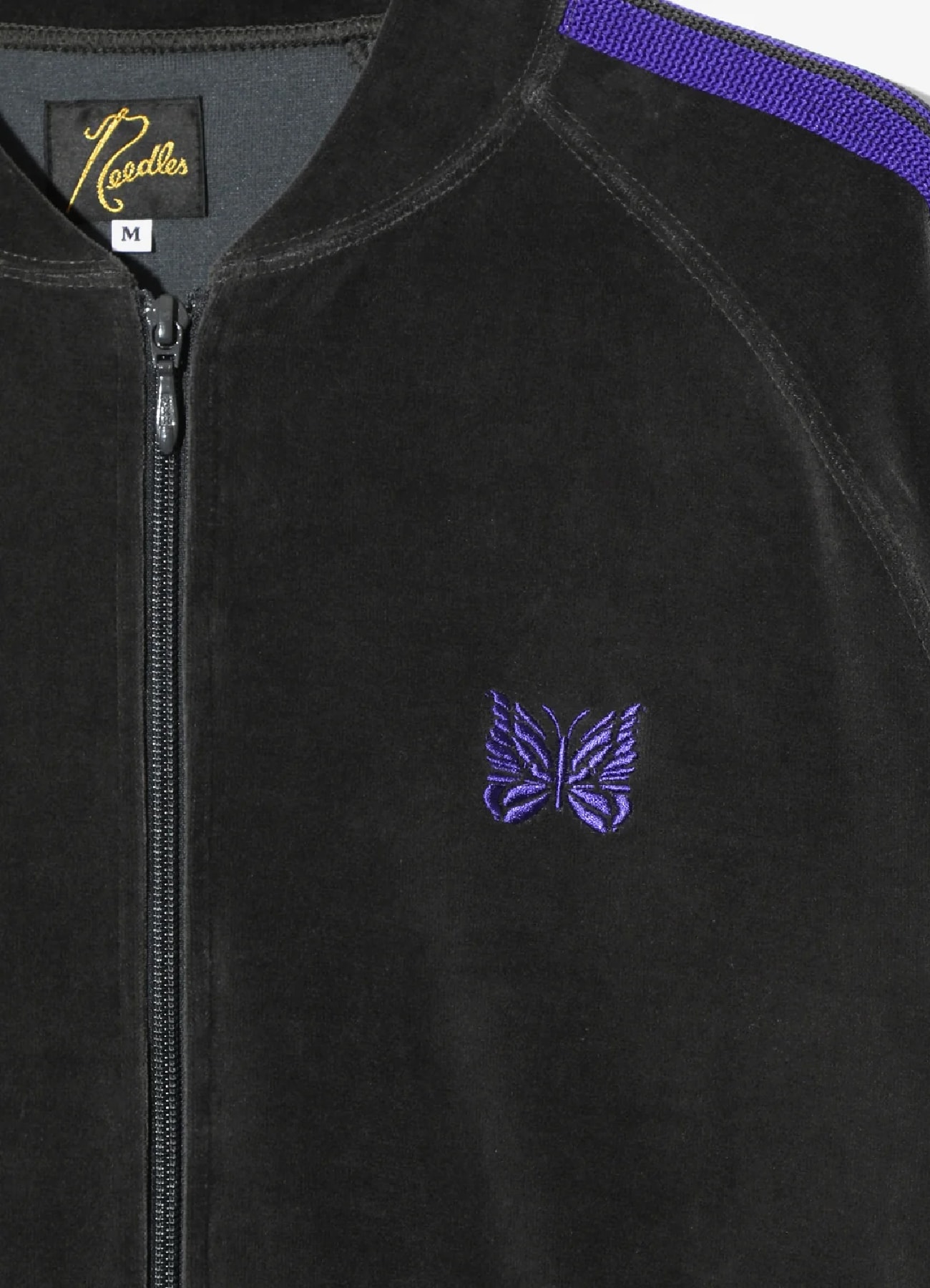【7/25 12:00 release】Rib Collar Track Jacket - C/PE Velour_2