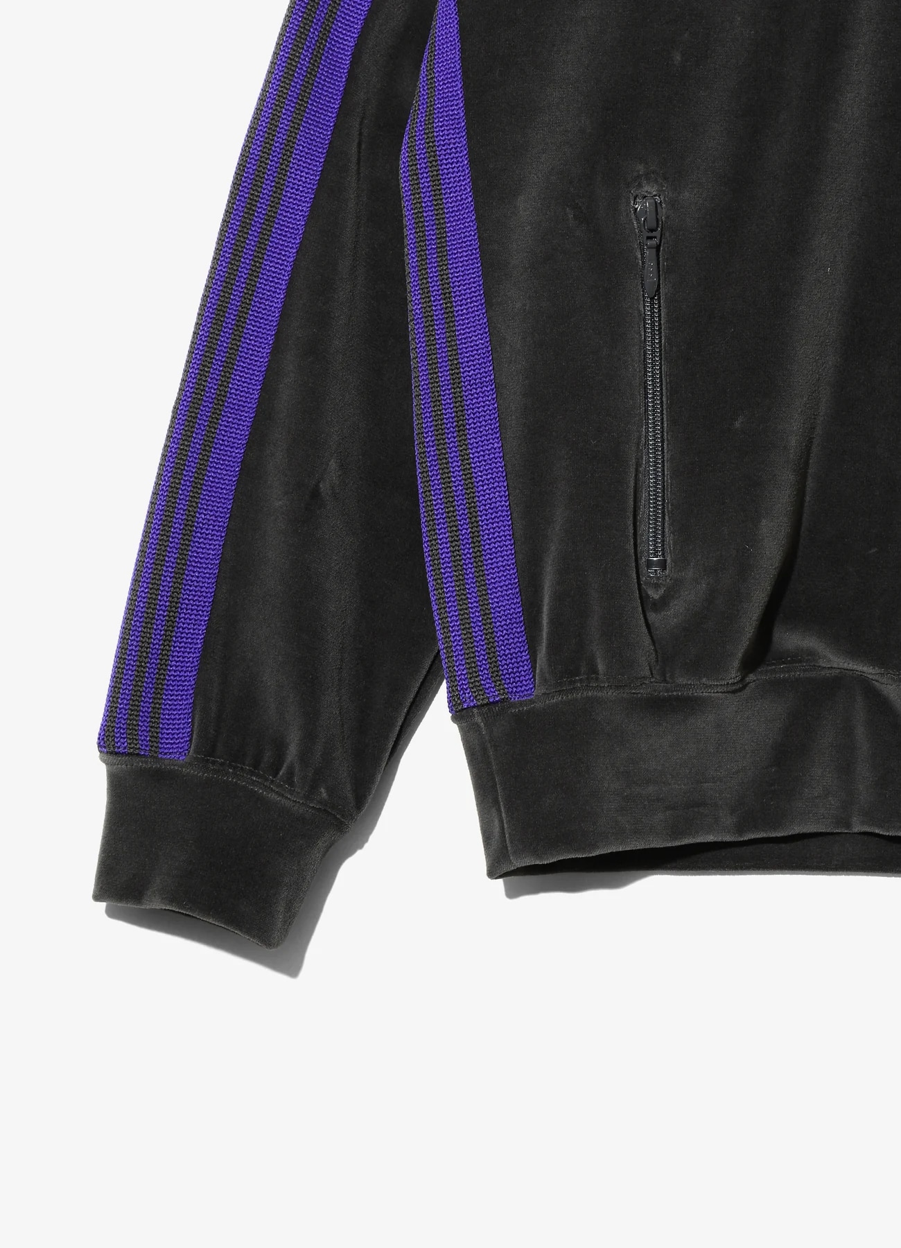 【7/25 12:00 release】Rib Collar Track Jacket - C/PE Velour_3