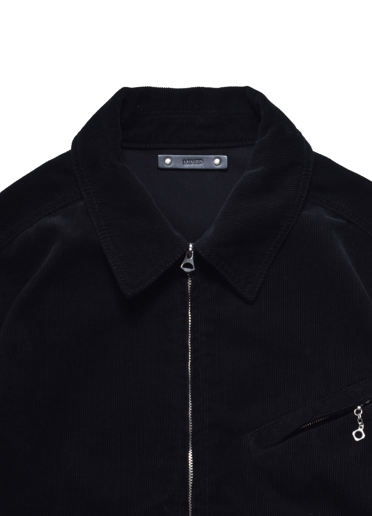 【9/26 12:00 発売】Black Corduroy Zipup Trucker Jacket_3