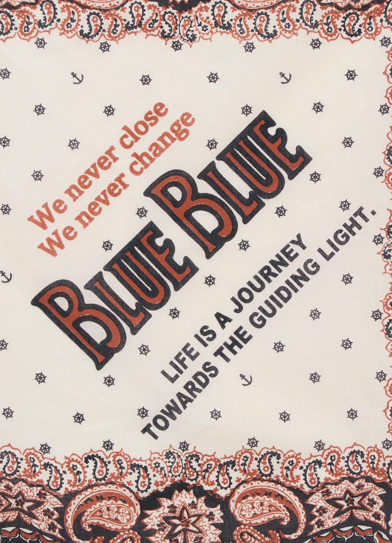 【8/7 12:00 発売】WILDSIDE×BLUE BLUE Black Paisley Bandana_6