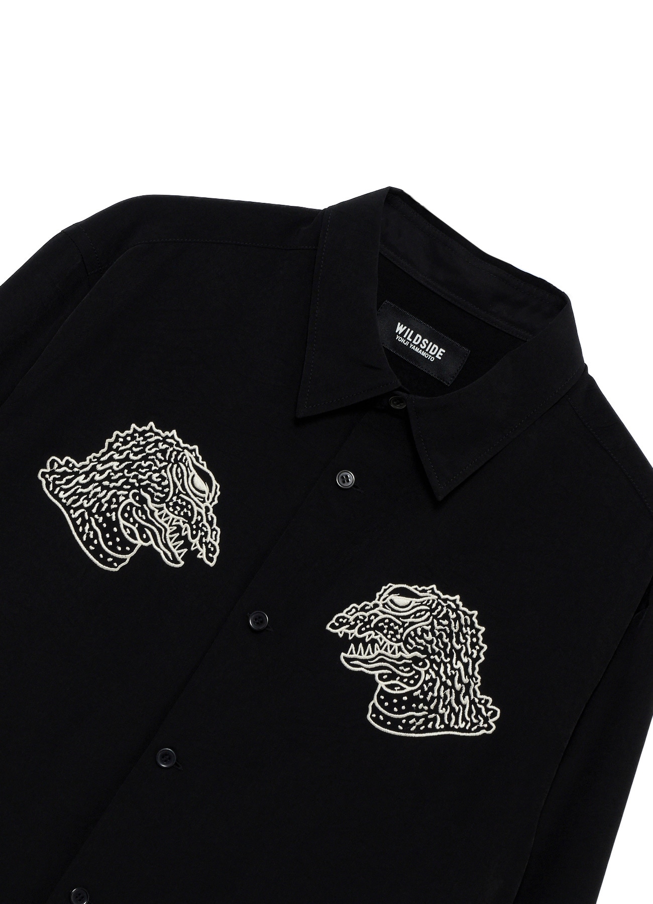 【9/9 - 阪急メンズ東京 POPUP STORE 先行発売】WILDSIDE × IZUMONSTER Ta/Pe Crepe de Chine Embroidery Shirt_3