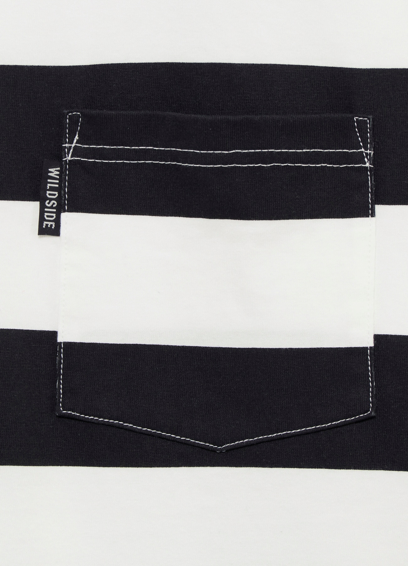 【8/7 12:00 発売】WILDSIDE×BLUE BLUE Pigment Stripe T-shirt White_8